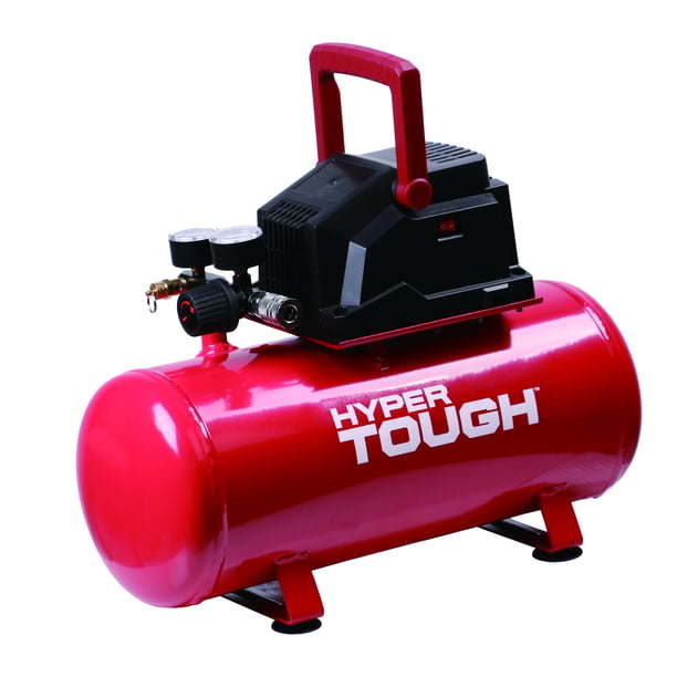 3 Gallon Oil Free Portable Air Compressor, 100PSI, Red