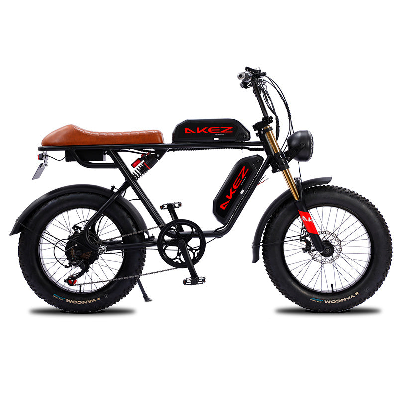 AKEZ S1 750W 48V 20 Inch Flat Tire Electirc Bicycle
