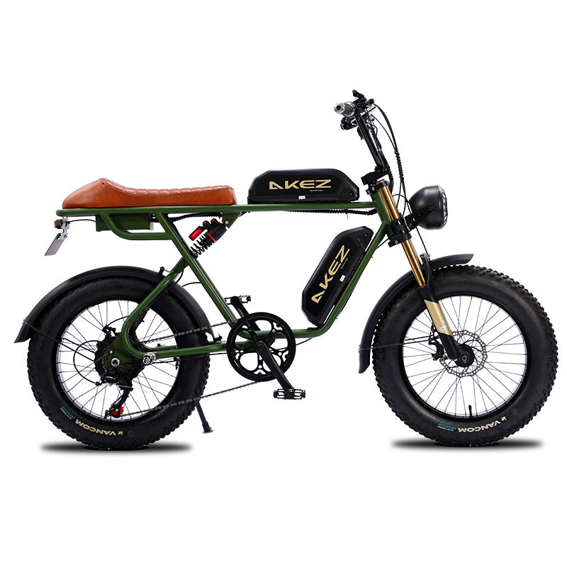 AKEZ S1 750W 48V 20 Inch Flat Tire Electirc Bicycle