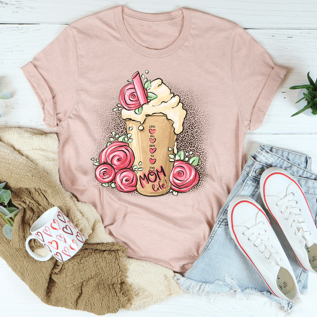 Mom Life Iced Latte T-Shirt