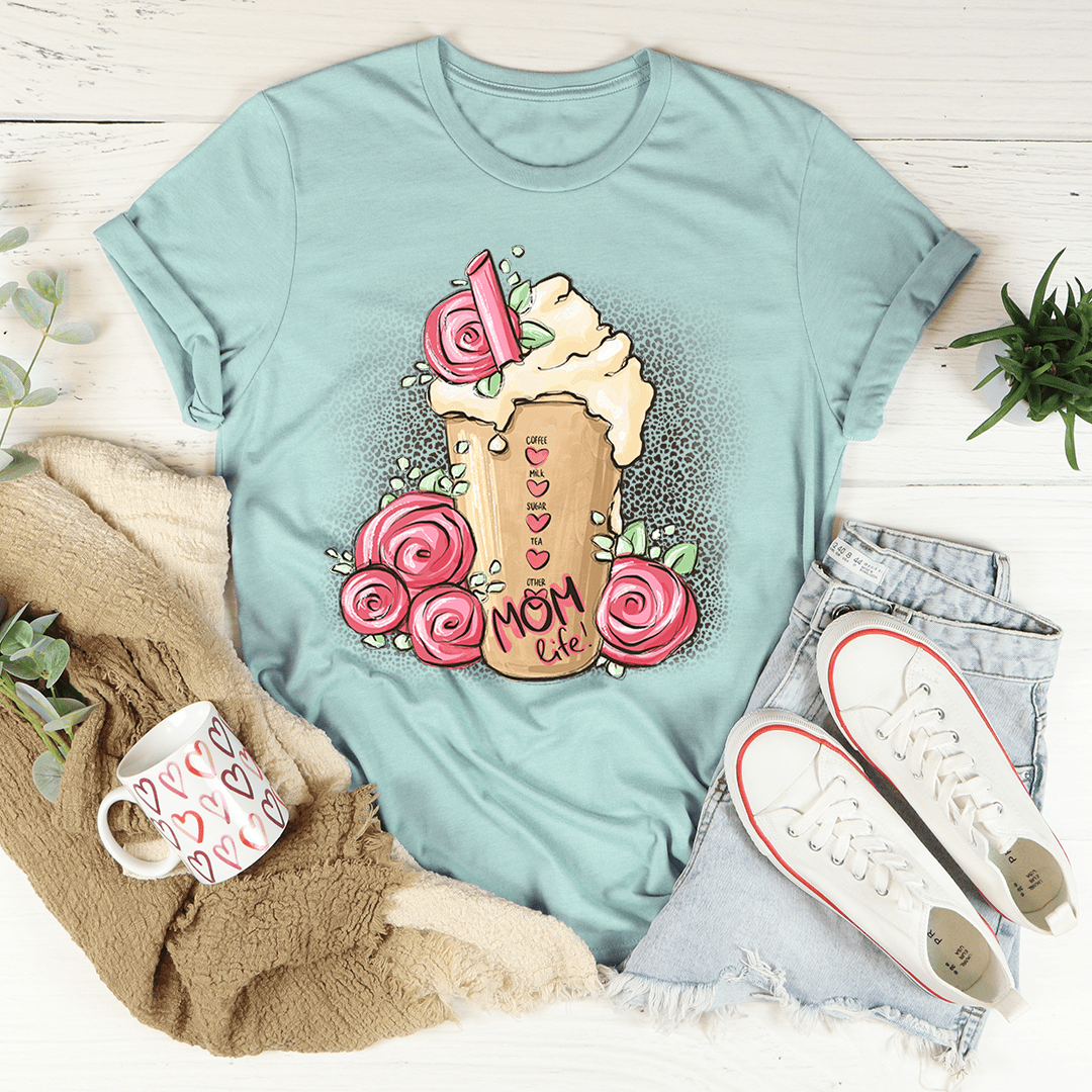 Mom Life Iced Latte T-Shirt