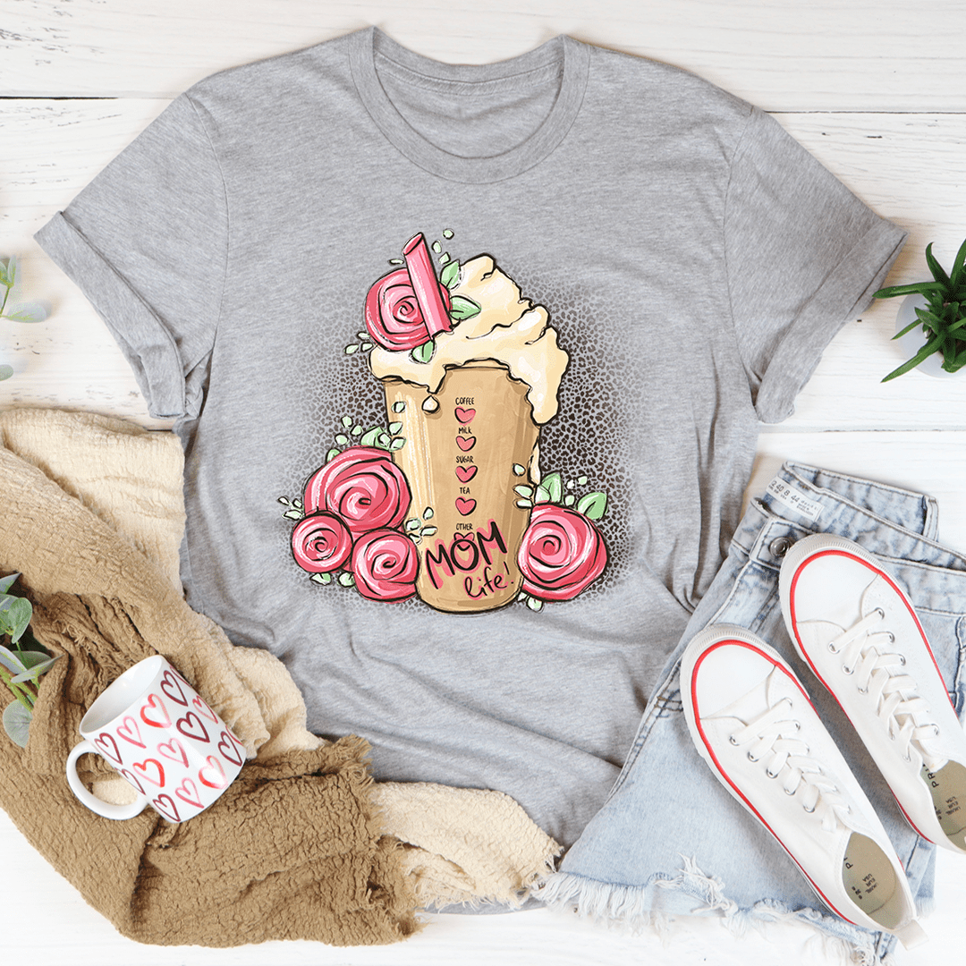 Mom Life Iced Latte T-Shirt