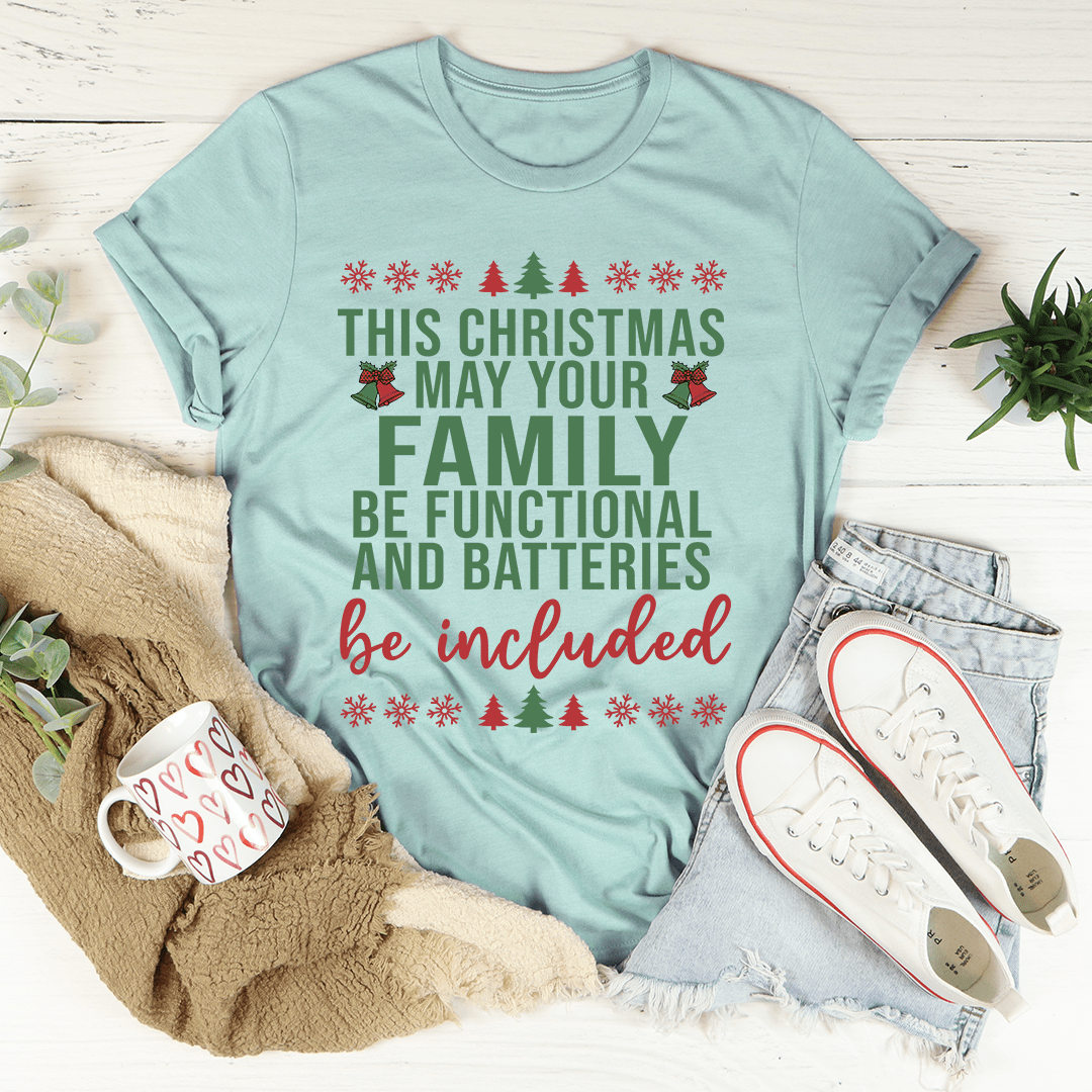 This Christmas May Your Family Be Functional T-Shirt