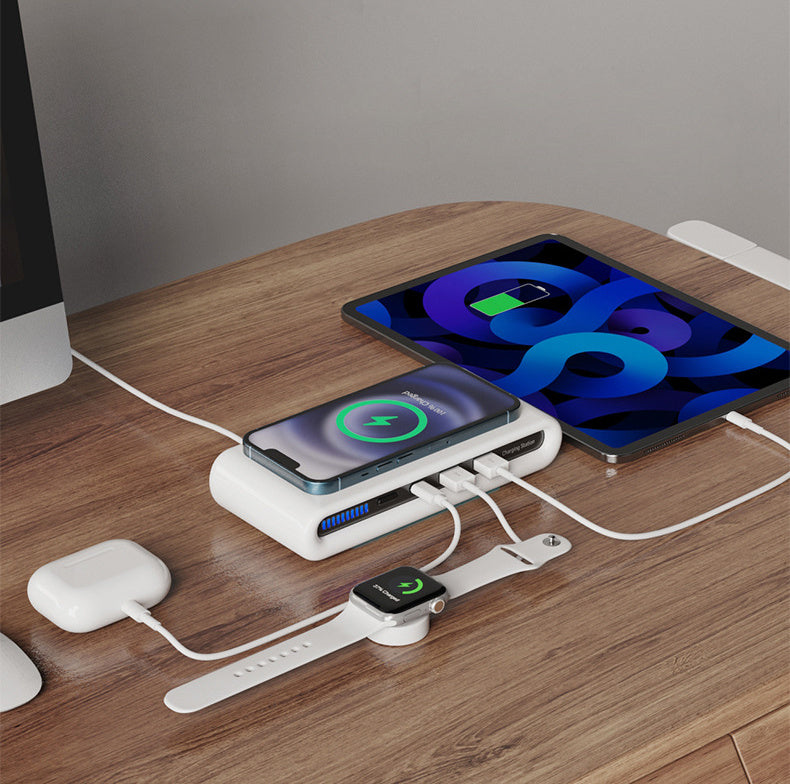 4N1 HUB Wireless Charger with light