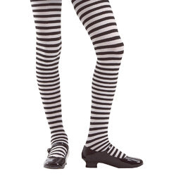 Striped Costume Tights, M