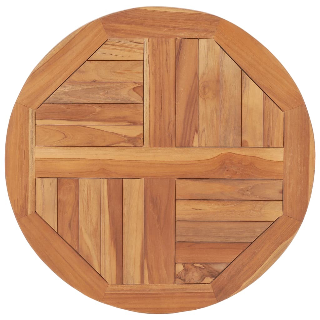 Table Top Solid Teak Wood Round 1" 23.6"