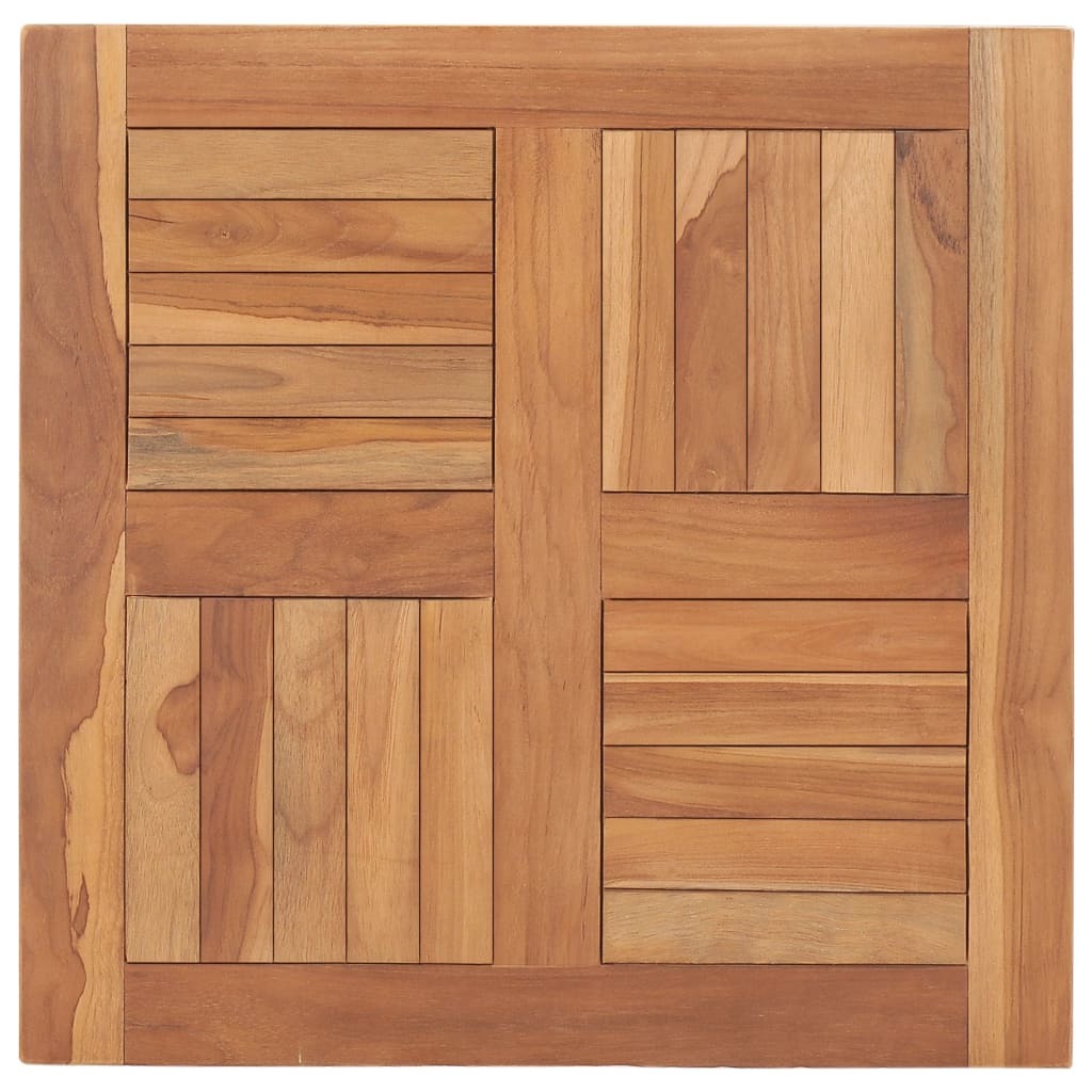 Table Top Solid Teak Wood 23.6"x23.6"x1"