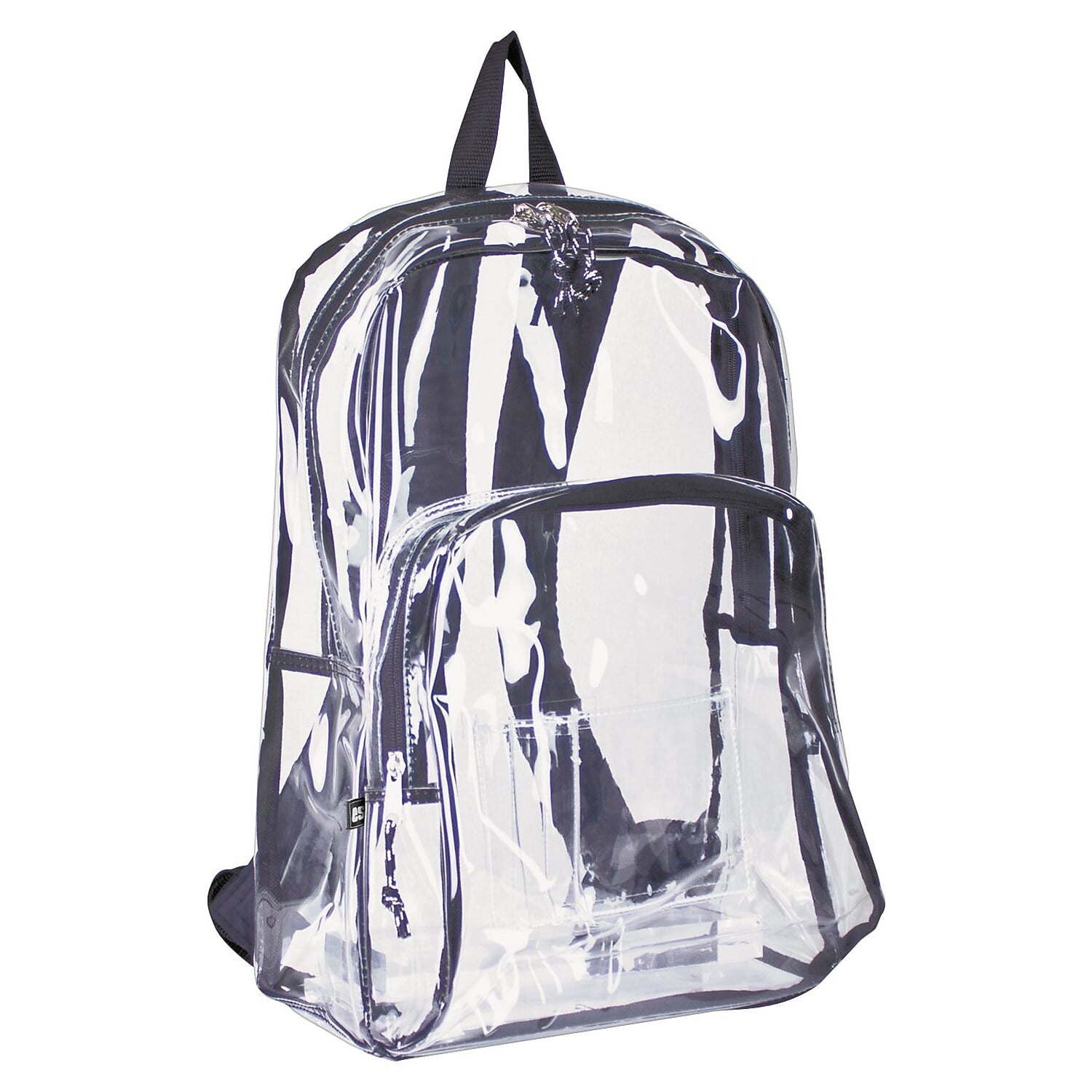 Eastsport Two-Compartment PVC Plastic Clear Backpack