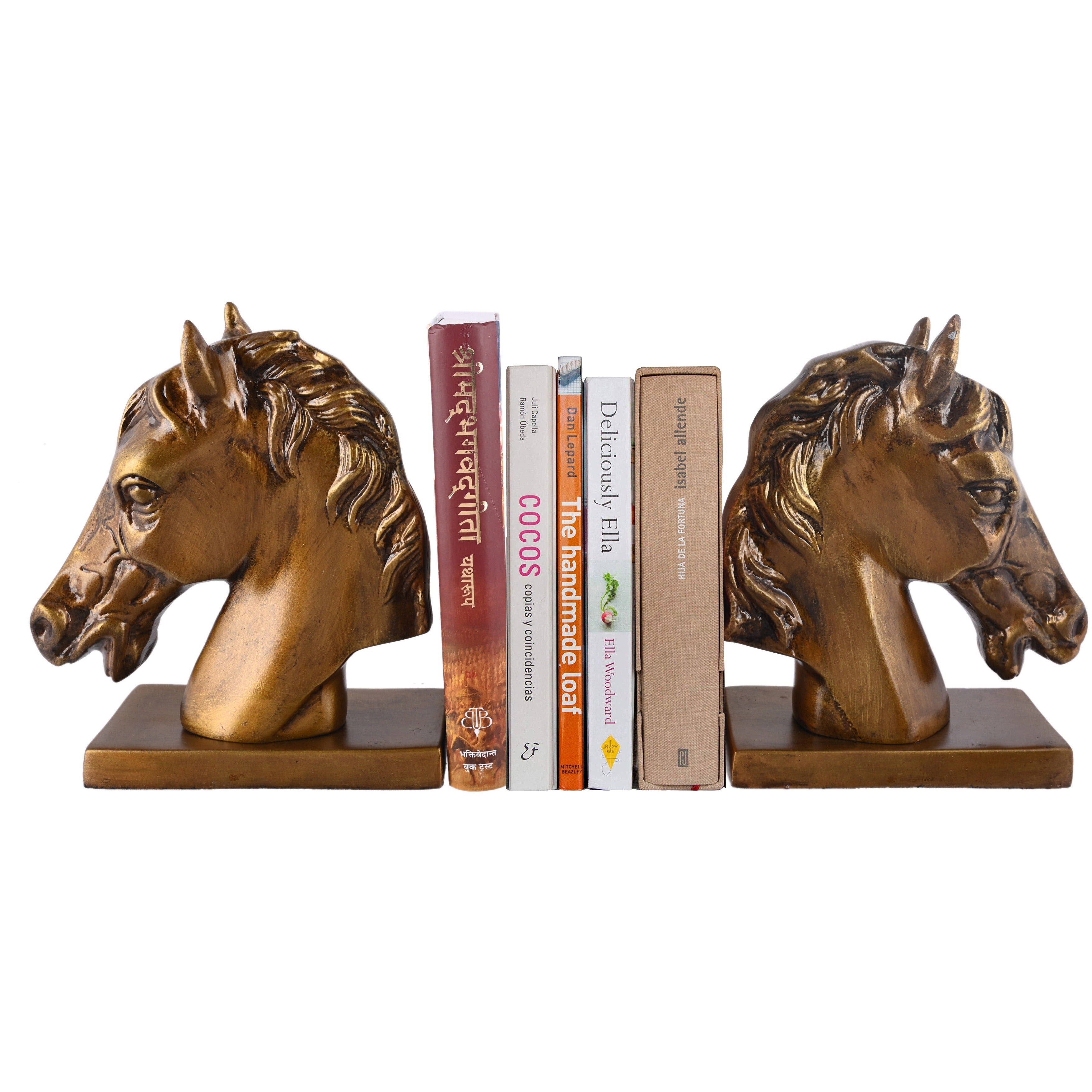 Handcrafted Aluminium Metal Bookends Book Organiser Desk Organiser for Home Office Decor Gift