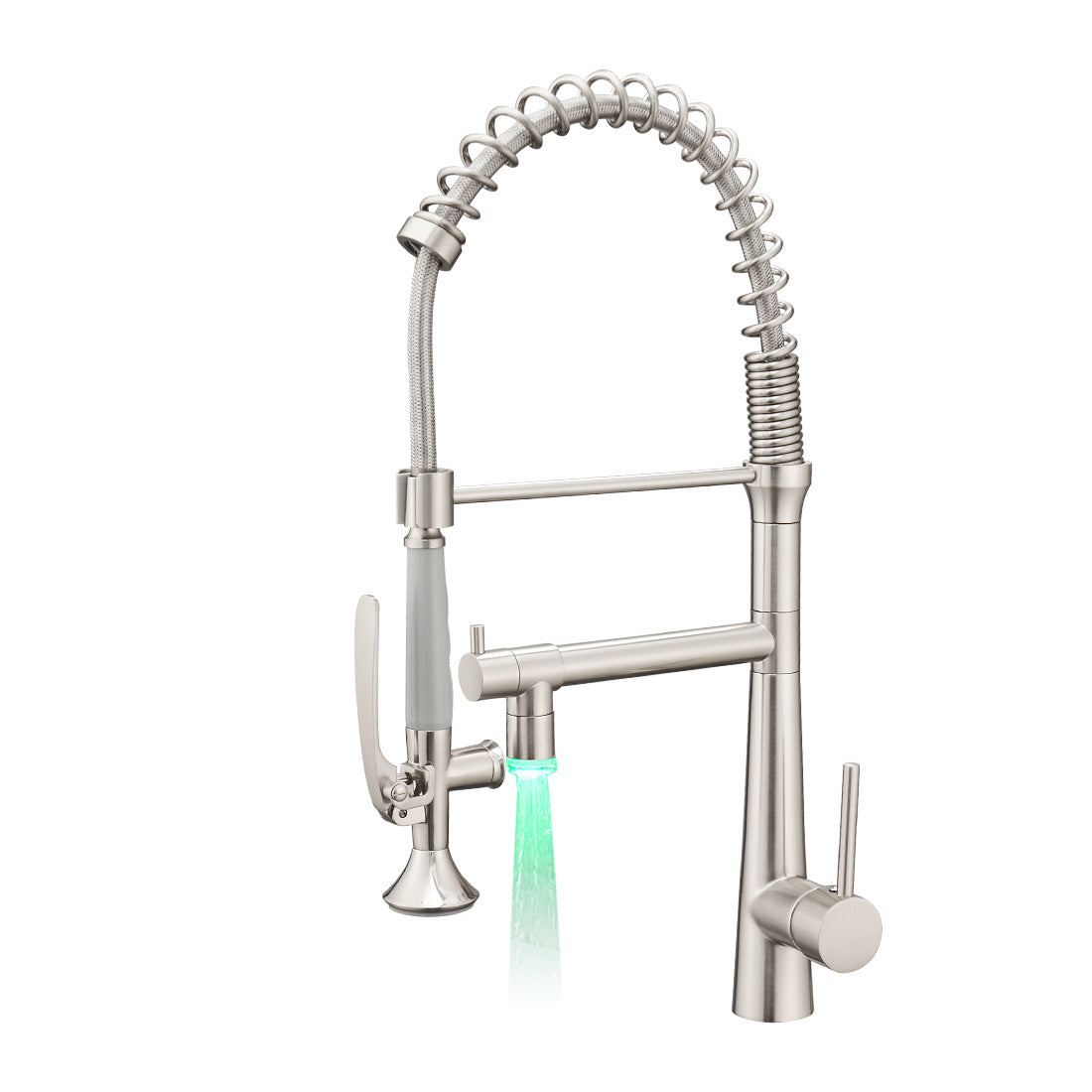 Pull Down Kitchen LED Sink Faucet with Sprayer