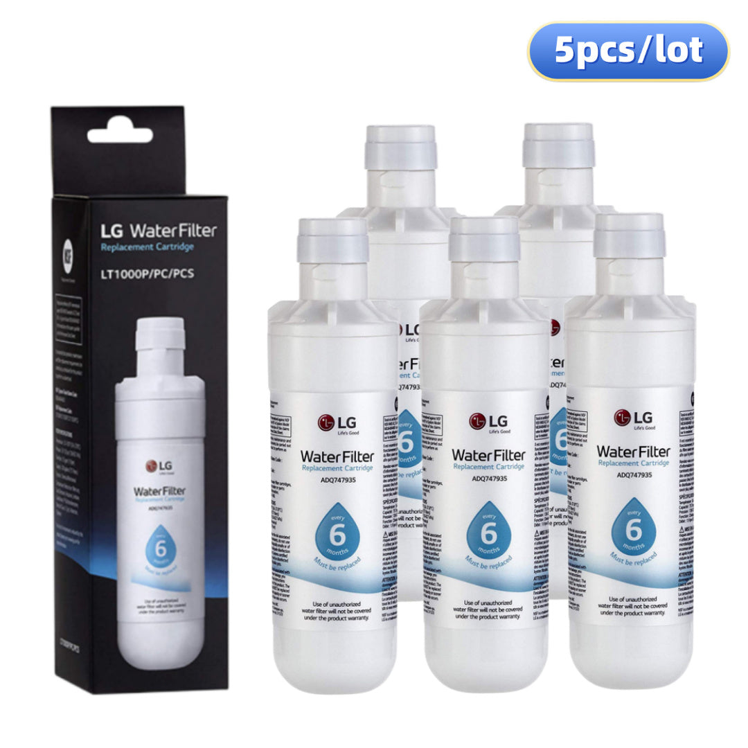 LG LT1000P - 6 Month / 200 Gallon Capacity Replacement Refrigerator Water Filter (NSF42, NSF53, and NSF401) ADQ74793501, ADQ75795105, or AGF80300704 , White