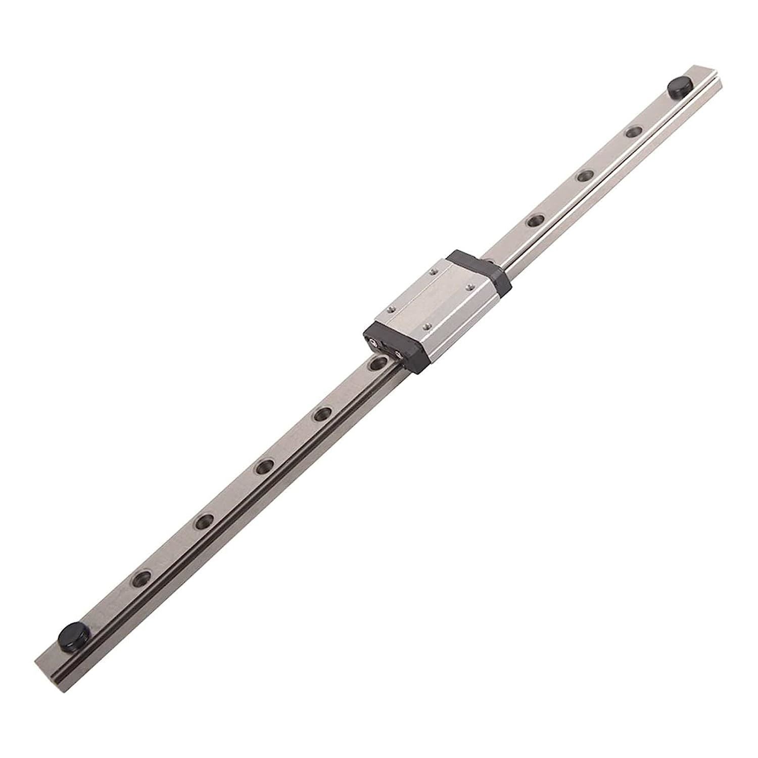 MGN12H 700mm Linear Rail Guide MGN12 Linear Rail with Stainless Steel MGN12H Carriage Block for 3D Printers, CNC Machine Upgrade, Machining and Other 
