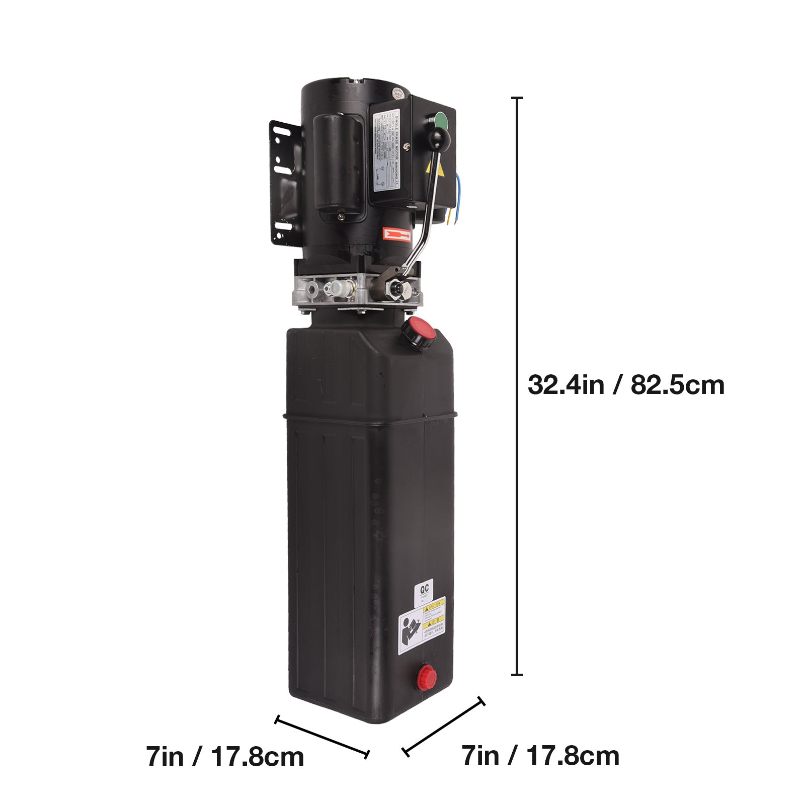 3.7 Gallon Hydraulic Power Unit 2950 PSI 3 HP Hydraulic Pump for 2 and 4 Post Lifts Car Lifting