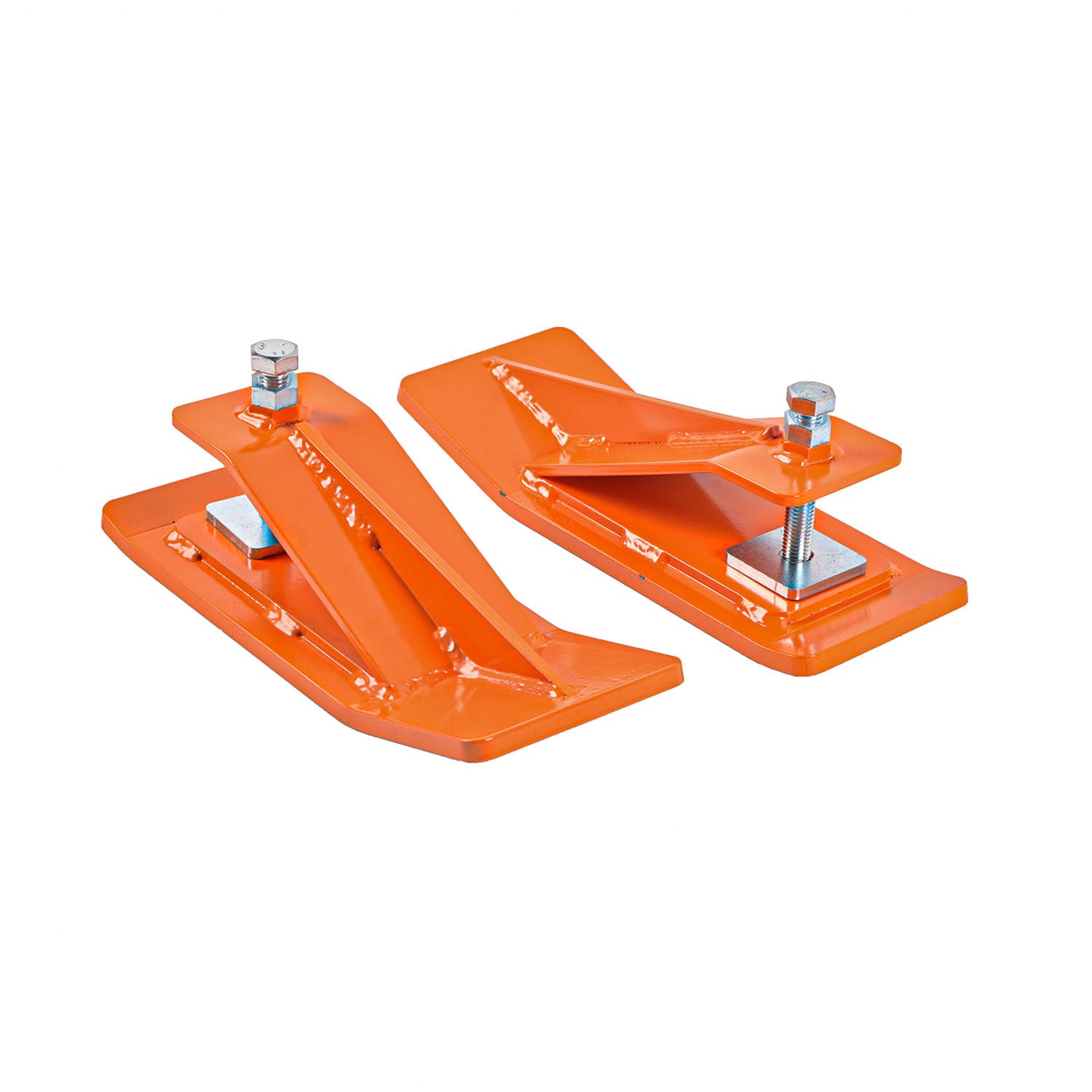 2Pcs Tractor Bucket Protector, Ski Edge Protector, Bucket Edge Anti-Skid Device, for Snow Leaves Removal Spreading Gravel