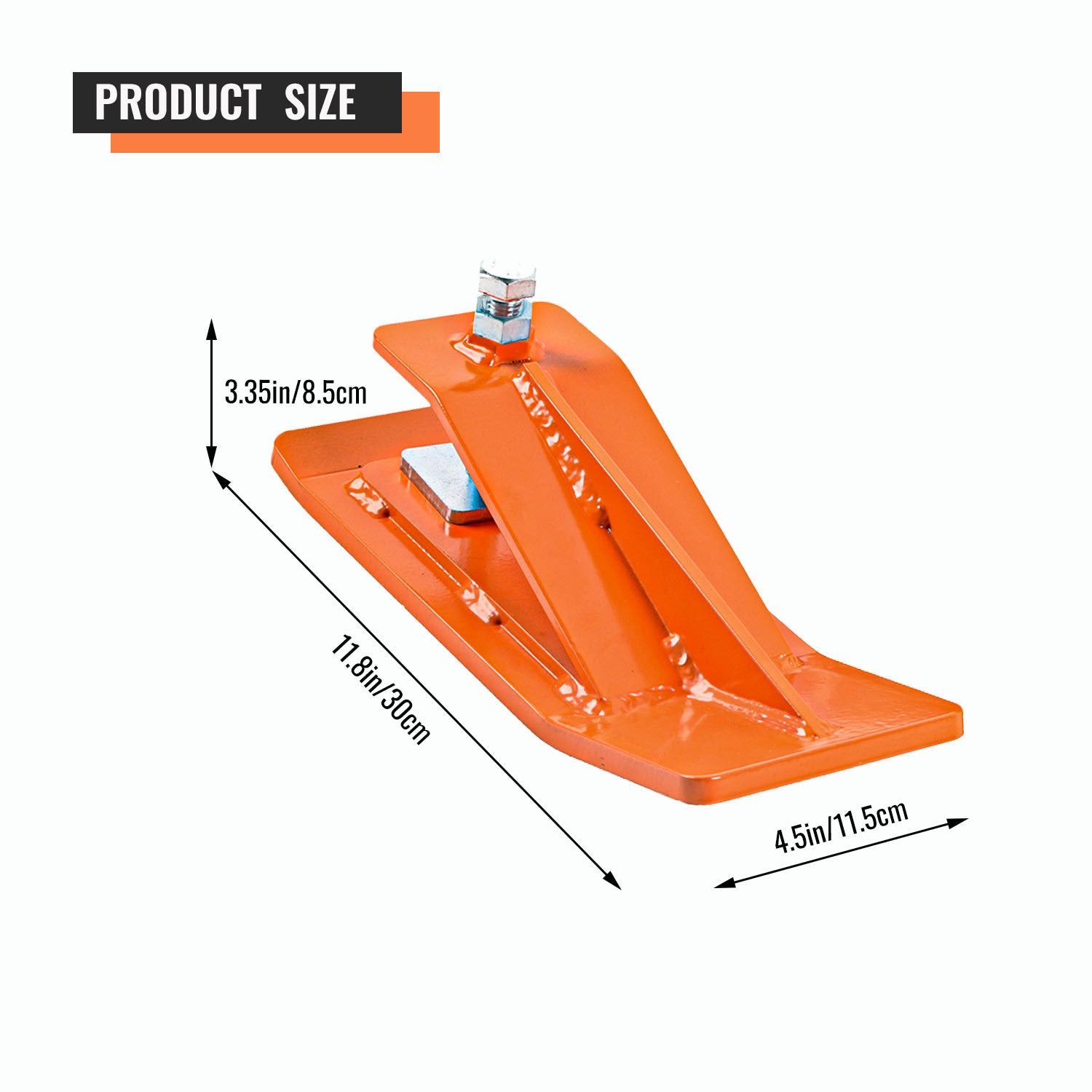2Pcs Tractor Bucket Protector, Ski Edge Protector, Bucket Edge Anti-Skid Device, for Snow Leaves Removal Spreading Gravel
