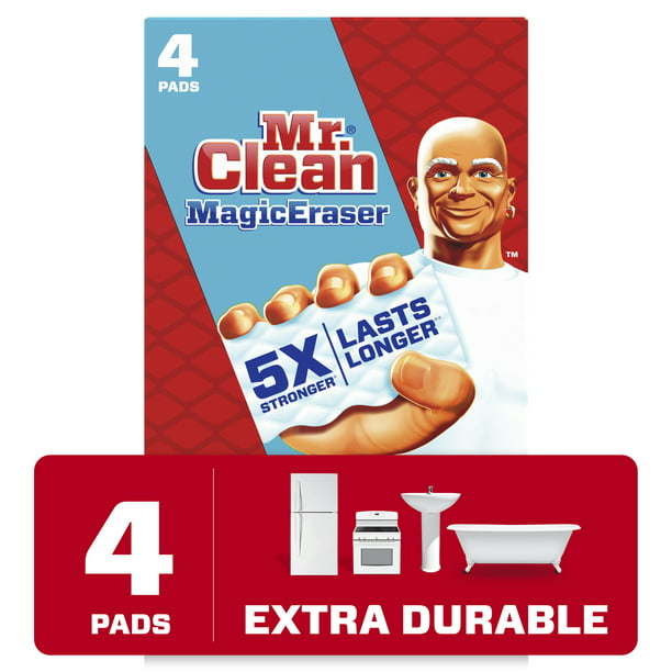 Mr. Clean Magic Eraser Extra Durable Cleaning Pad, 4 Ct