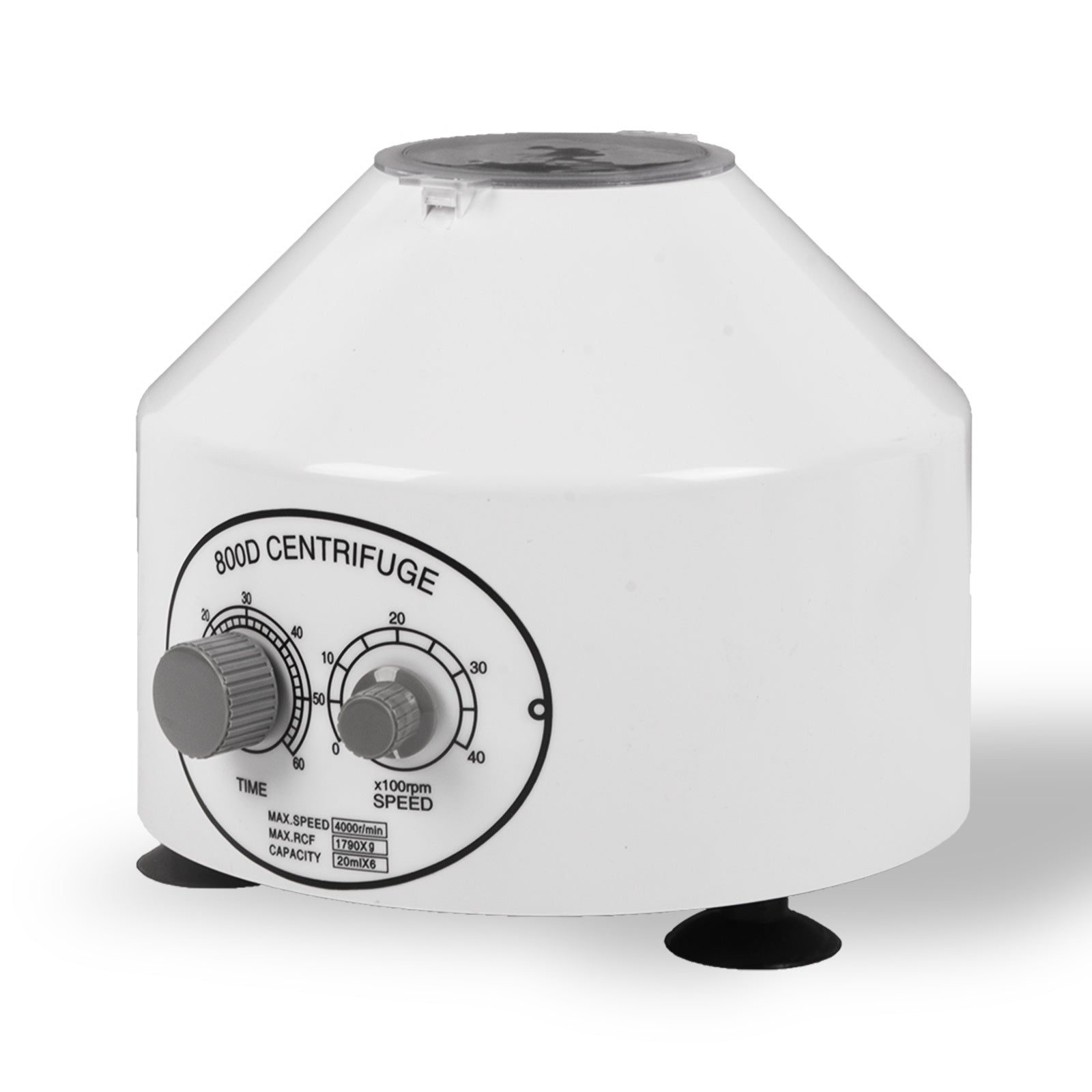 20ml x 6 Desktop 4000RPM Lab Centrifuge Machine 800D Electric Centrifuge Machine with Timer and Speed Control 110V 50W