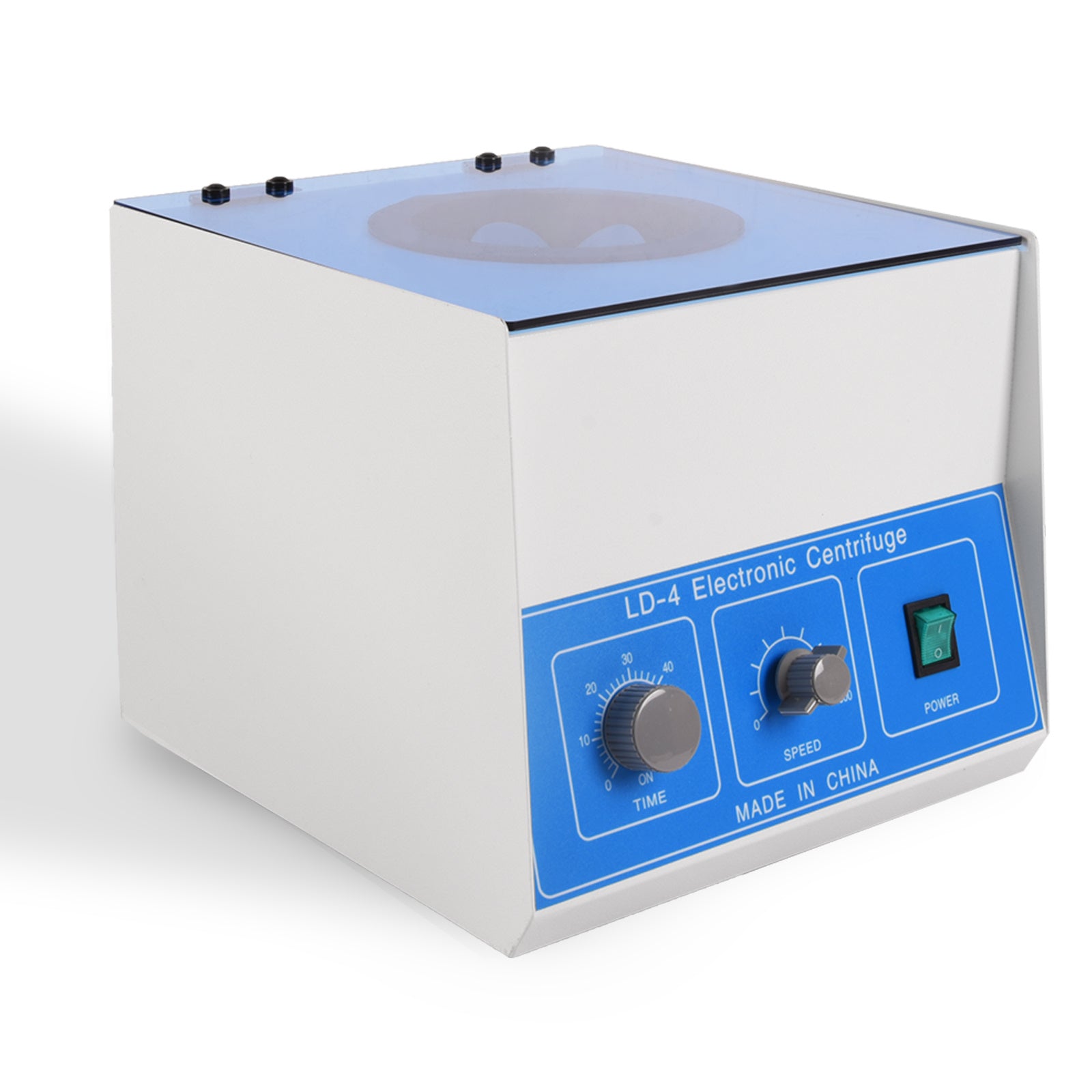Electric Centrifuge Machine 4000 RPM 110V 60Hz 100ml x 4 Tubes Benchtop Lab Centrifuge Machine w/Timer and Speed Control for Blood PRP