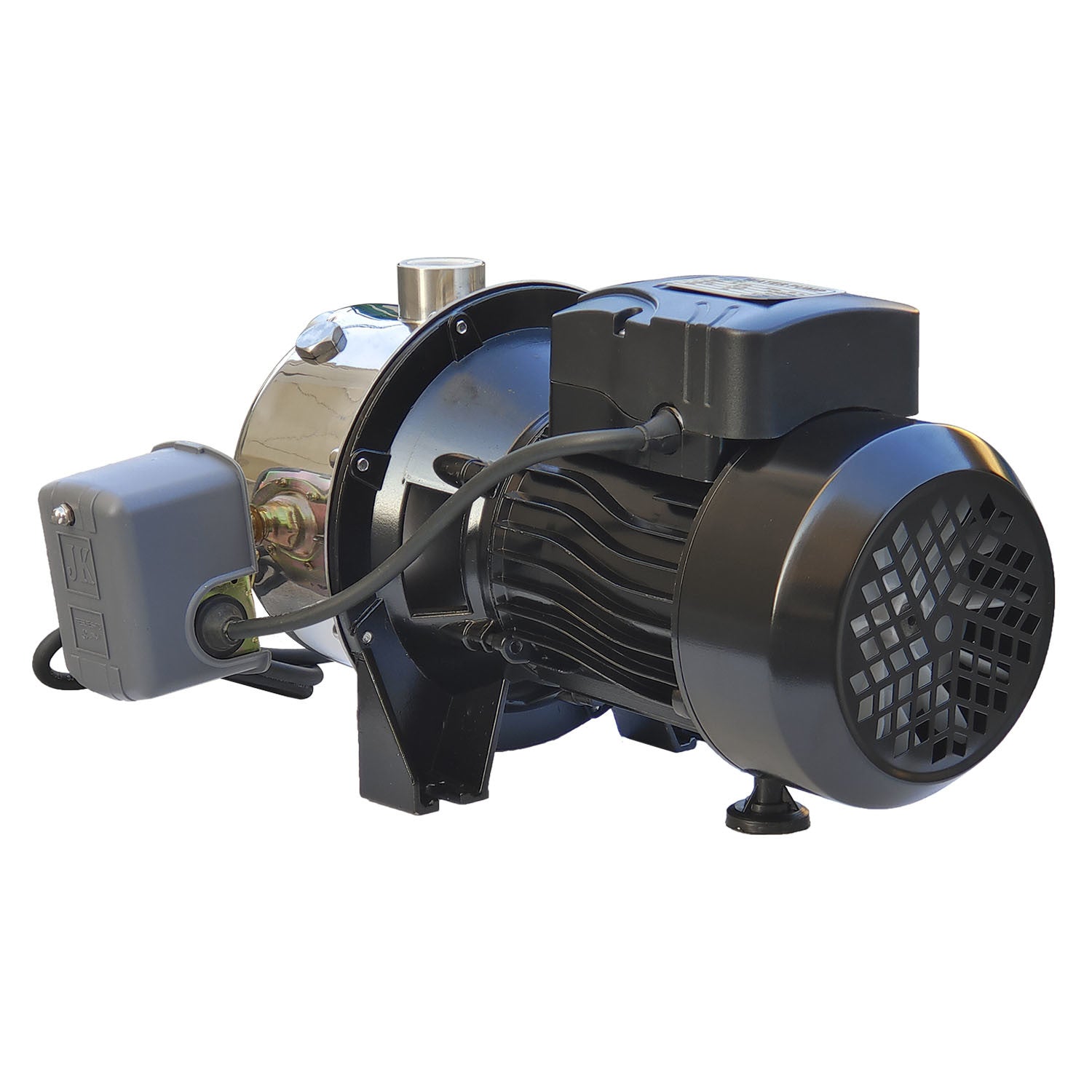 Shallow/Deep Well Jet Pump 3/4HP 18.5GPM Jet Water Pump 131ft 110V 60Hz Stainless Steel Jet Pump