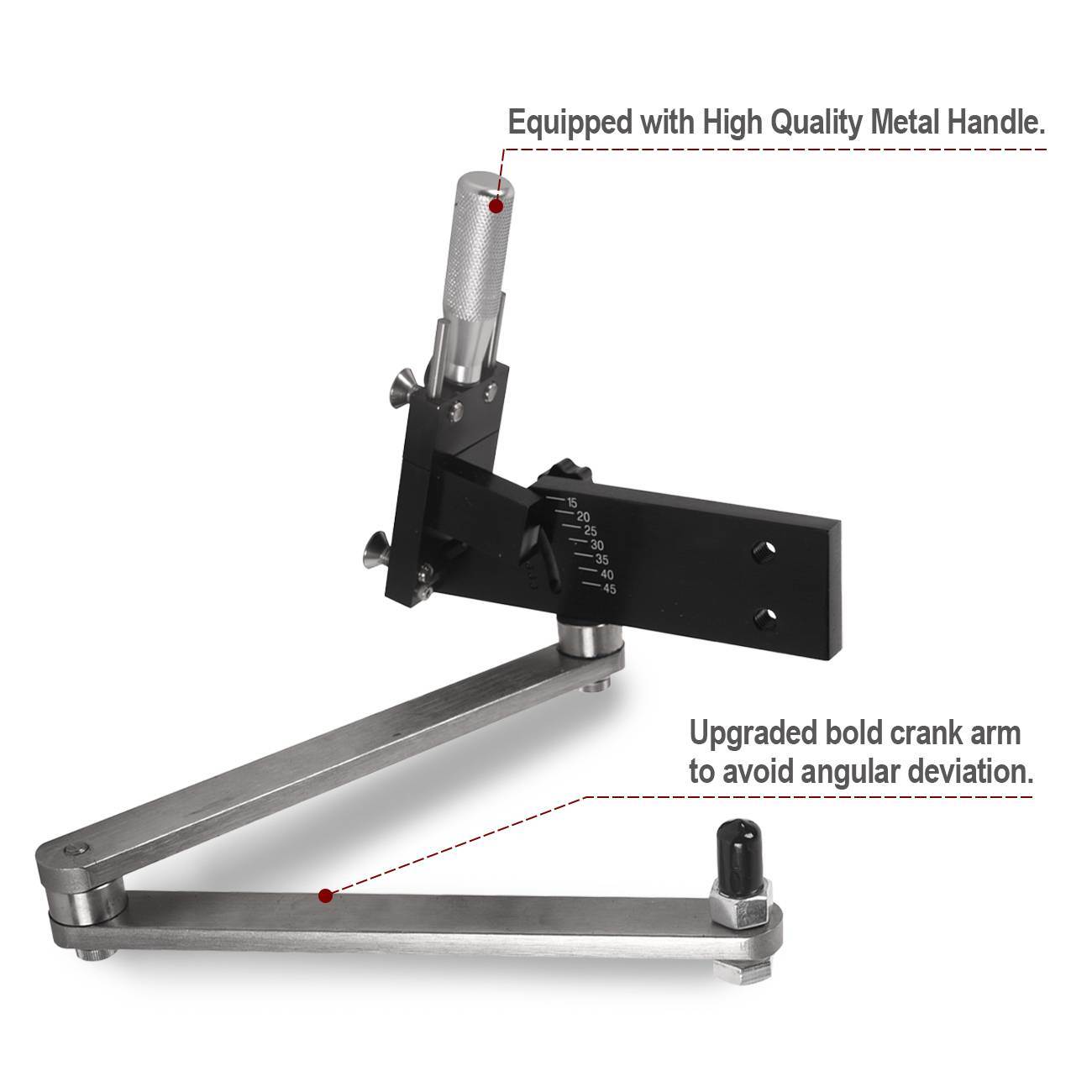 Sharpener Model 5005 Lawn Mower Blade Sharpener 15°-45° Adjustable Sharpener for Straight and Standard Lawn Mower Blades