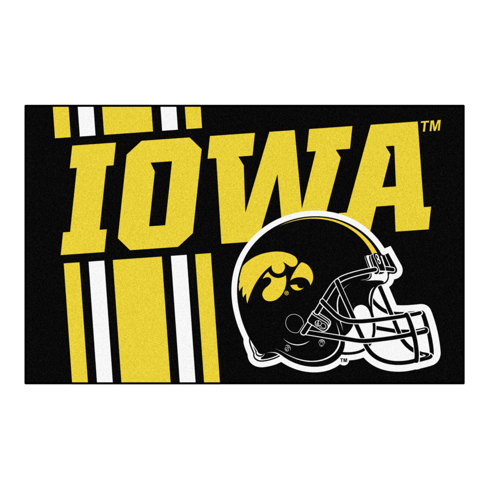 Iowa Uniform Inspired Starter Rug 19"x30"