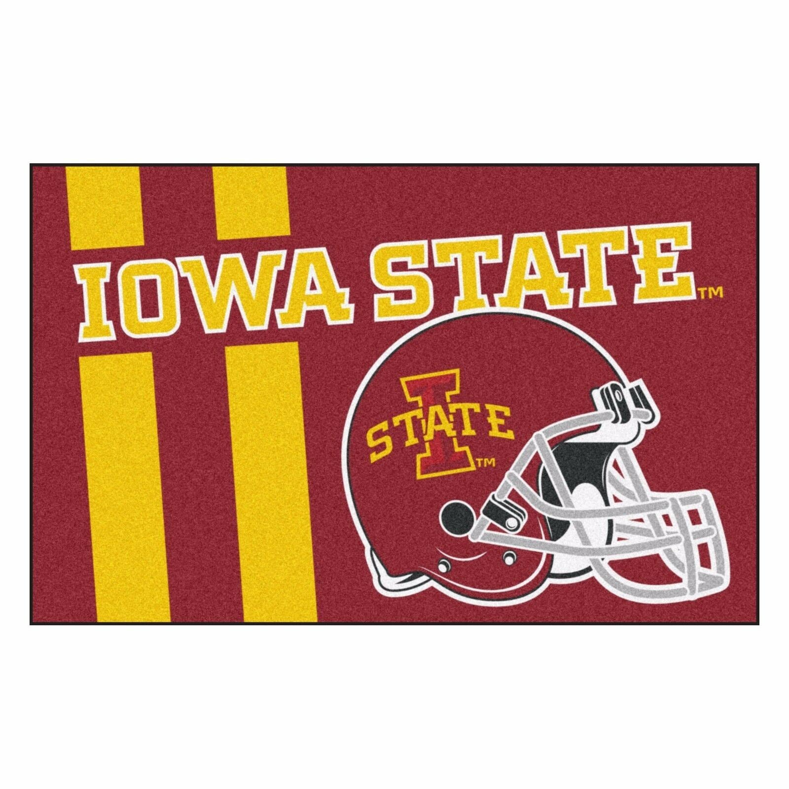 Iowa State Uniform Inspired Starter Rug 19"x30"