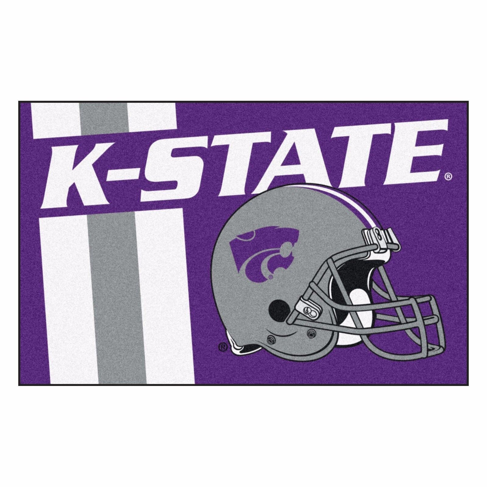 Kansas State Uniform Inspired Starter Rug 19"x30"