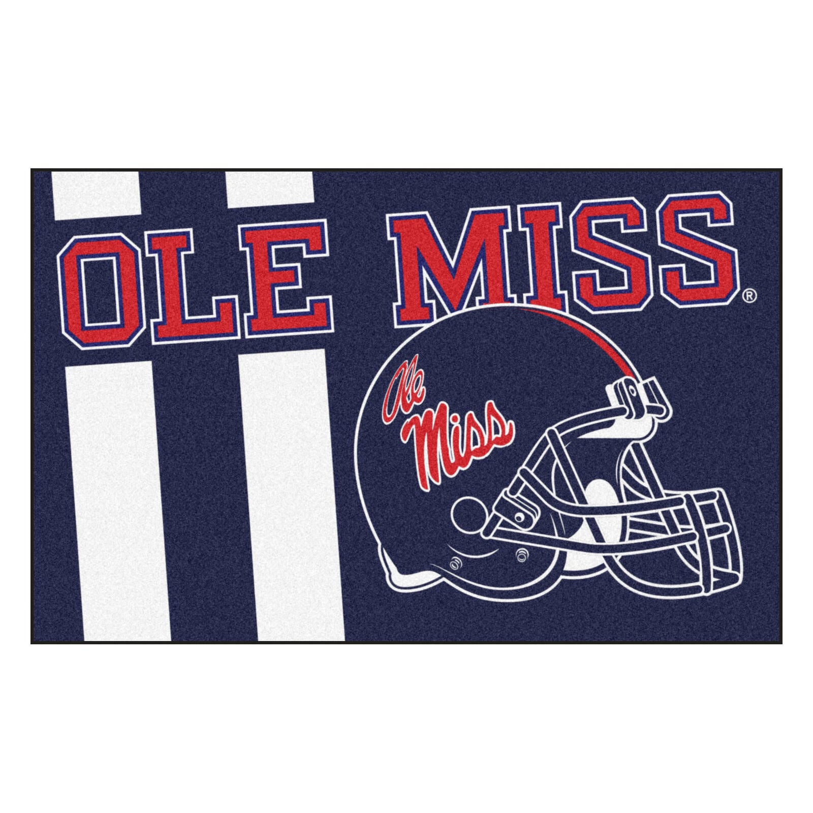 Mississippi Uniform Inspired Starter Rug 19"x30"