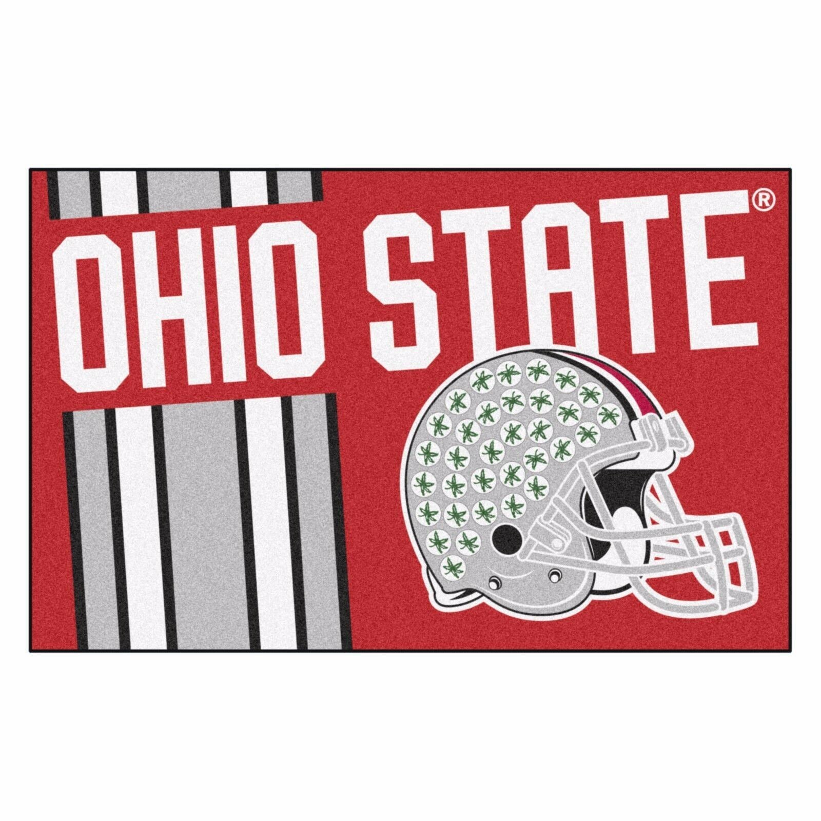 Ohio State Uniform Inspired Starter Rug 19"x30"