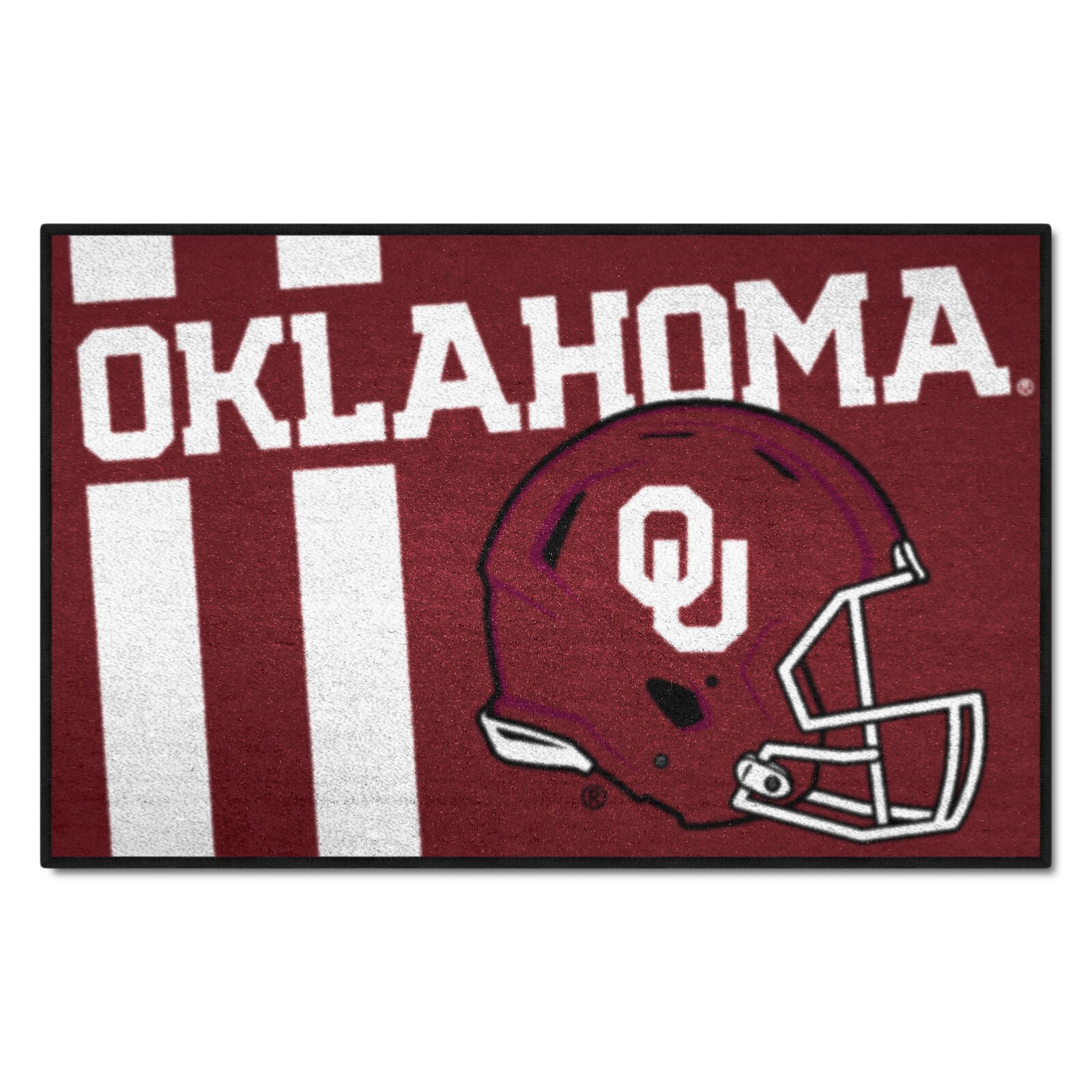 Oklahoma Uniform Inspired Starter Rug 19"x30"