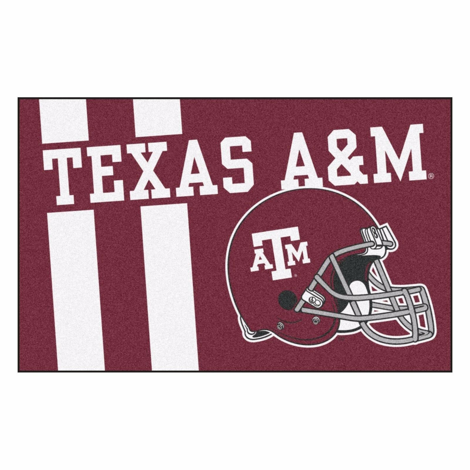 Texas A&M Uniform Inspired Starter Rug 19"x30"