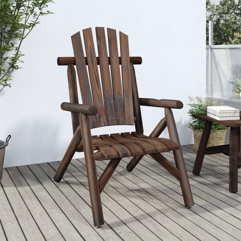 Patio Chair 26.8"x33.9"x40.6" Solid Wood Spruce