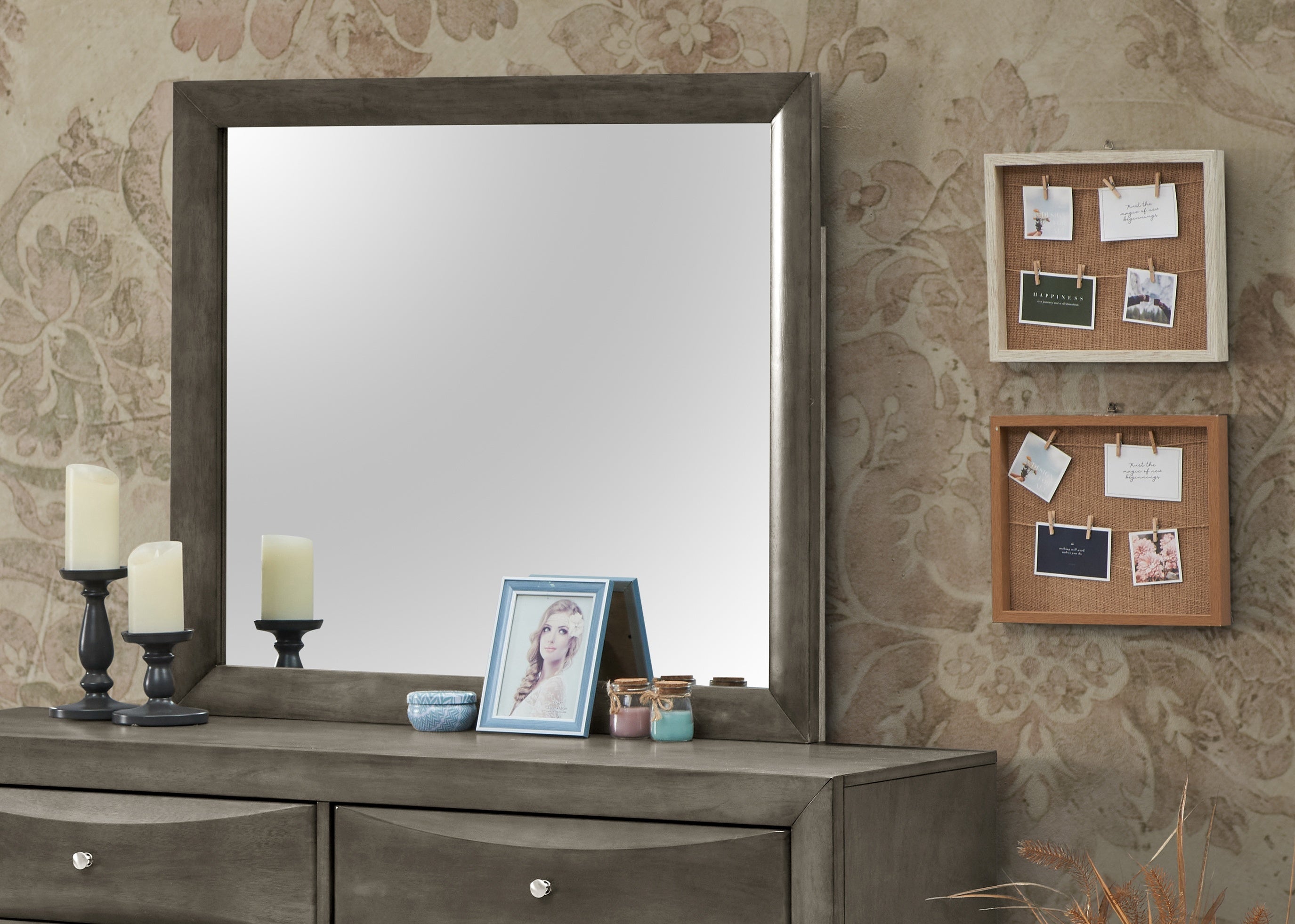 Glory Furniture Marilla G1505-M Mirror , Gray