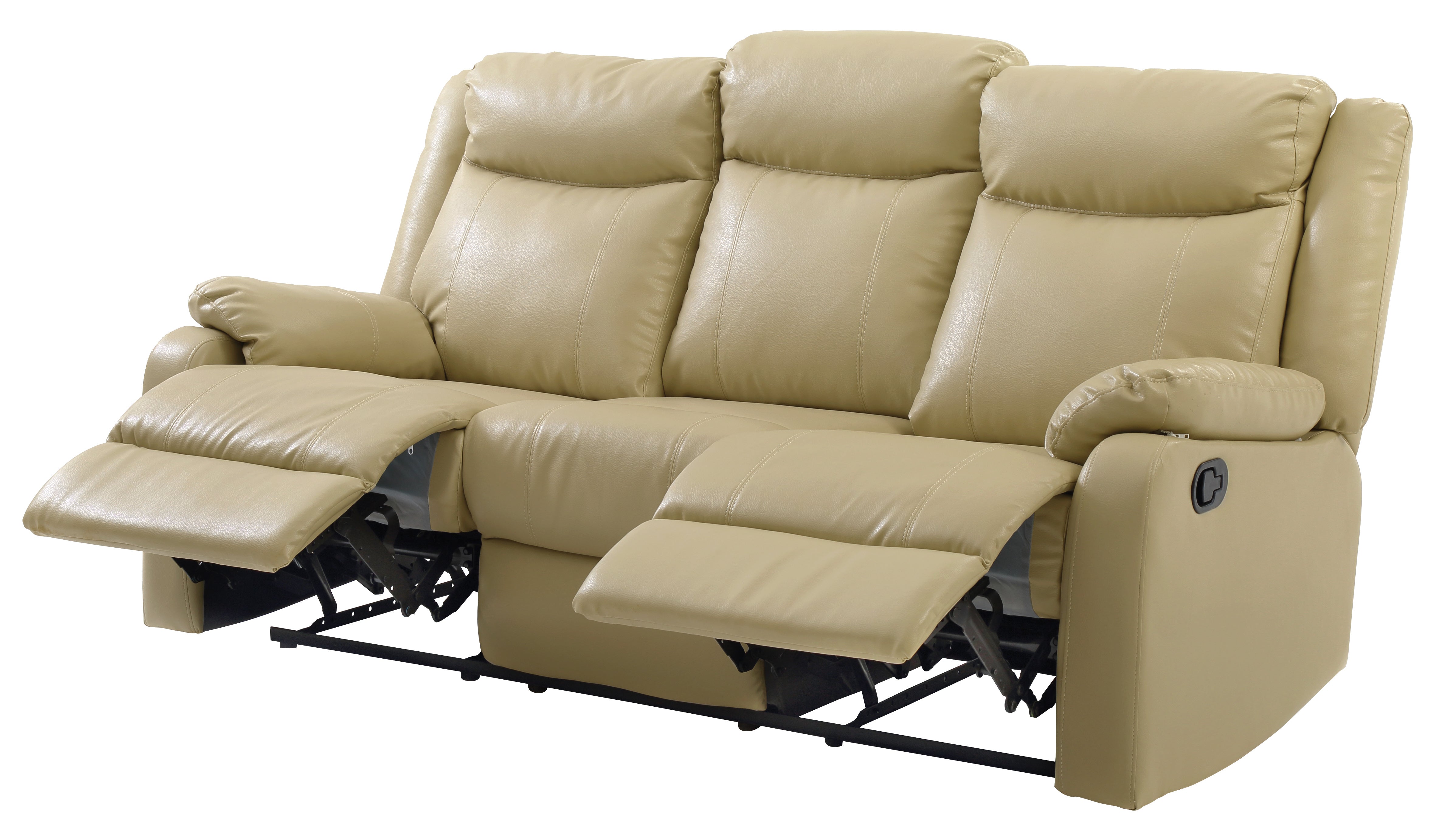 Glory Furniture Ward G764A-RS Double Reclining Sofa , PUTTY