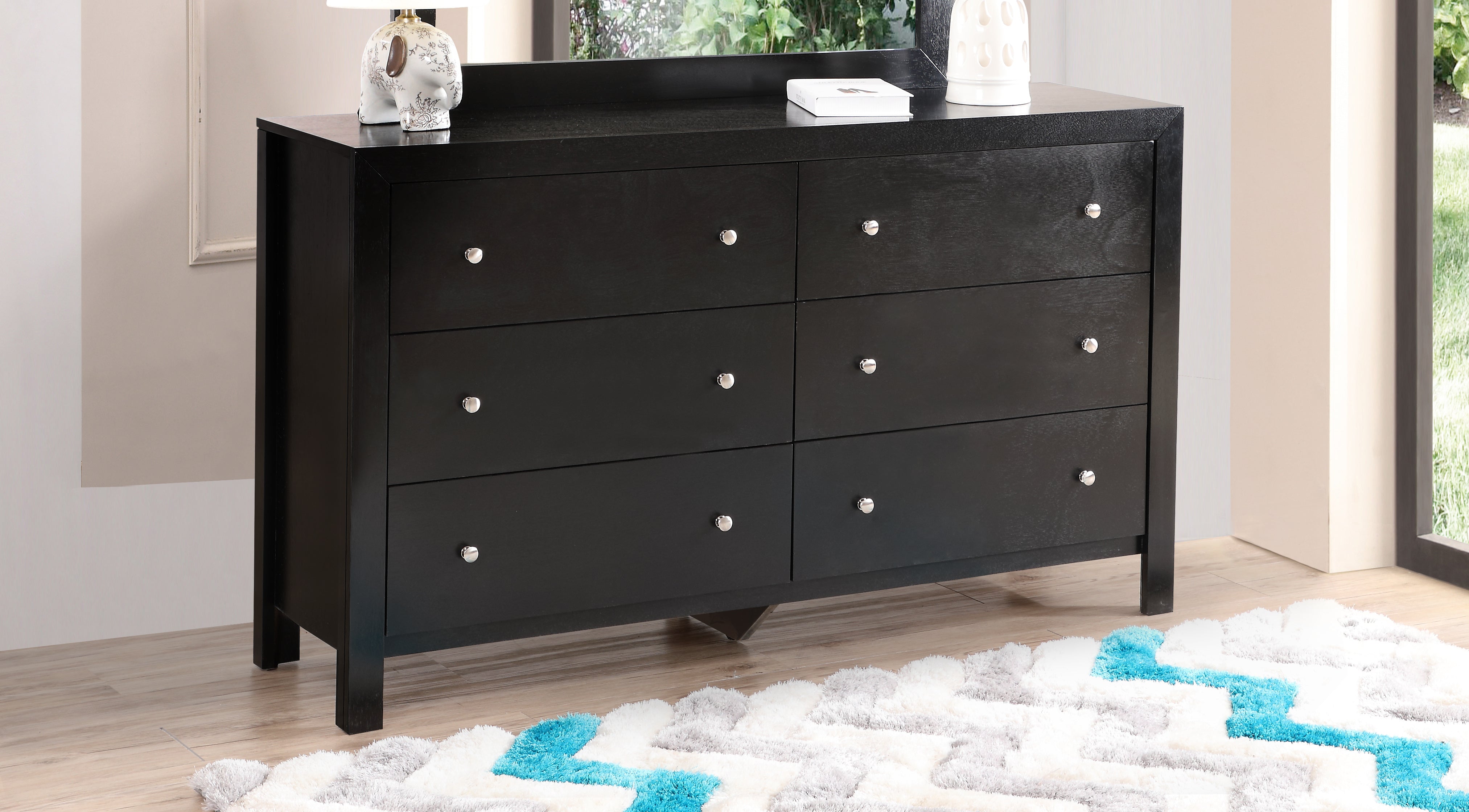 Glory Furniture Burlington G2450-D Dresser , Black