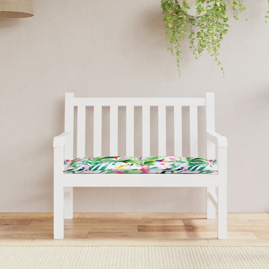 Garden Bench Cushion Multicolor 39.4"x19.7"x2.8" Oxford Fabric