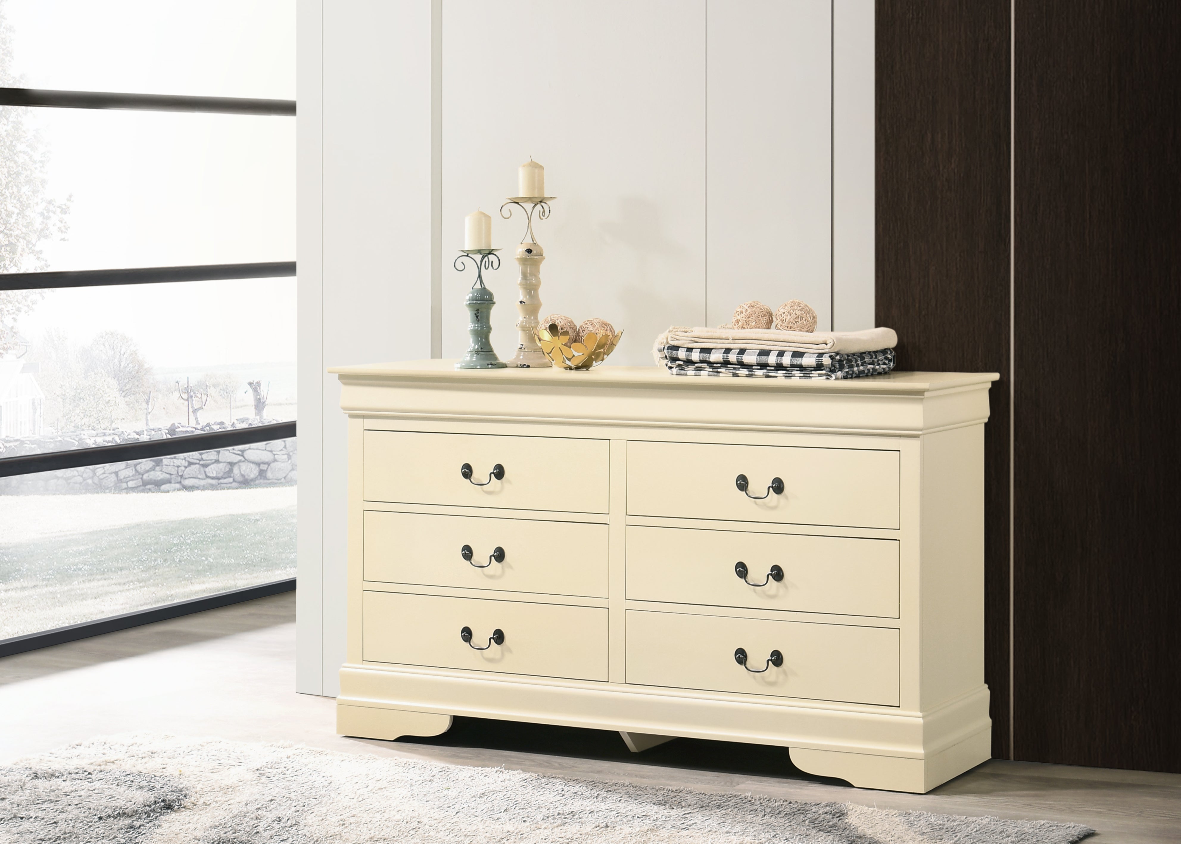 Glory Furniture LouisPhillipe G02175-D Dresser , Beige