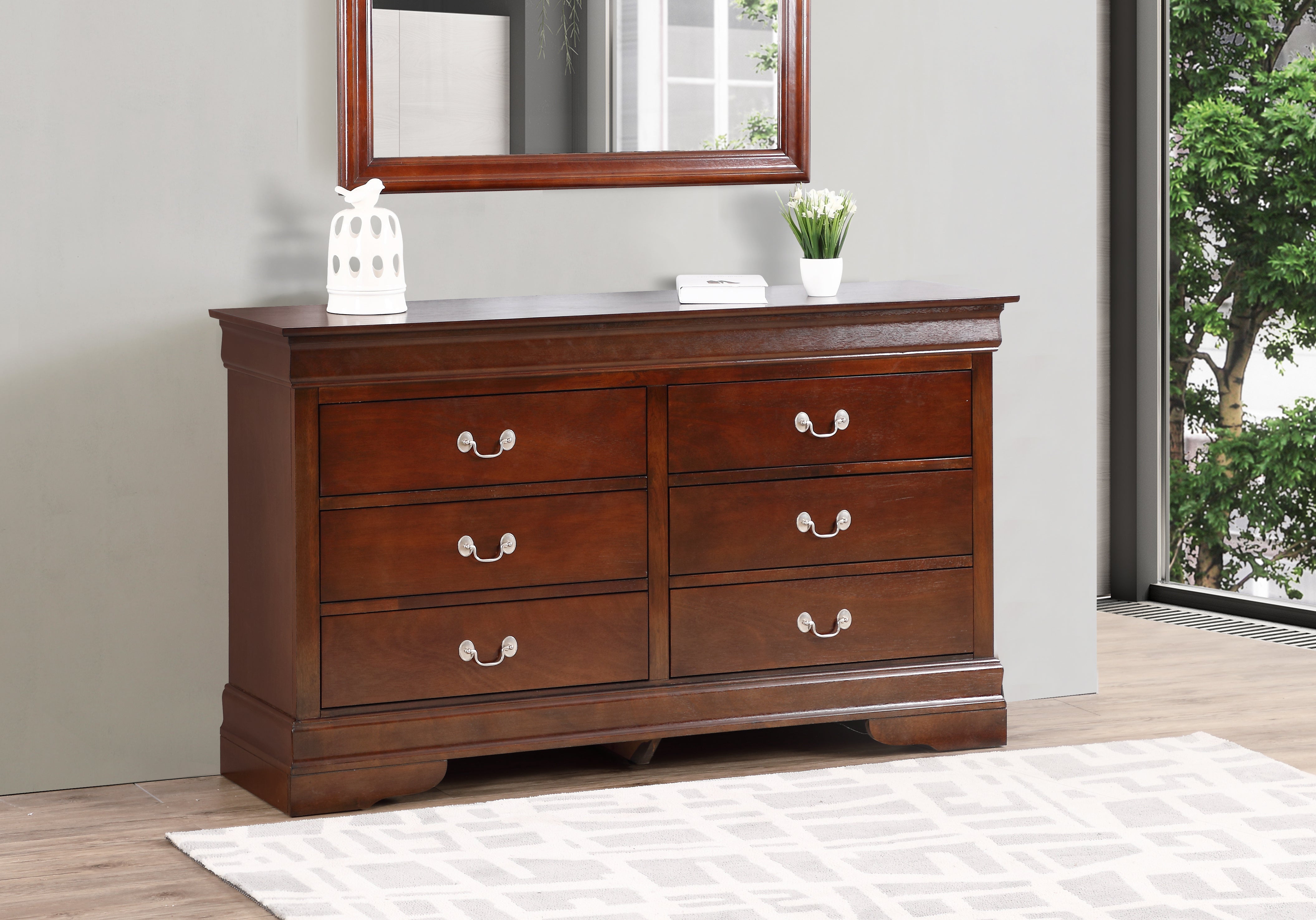 Glory Furniture LouisPhillipe G02125-D Dresser , Cappuccino