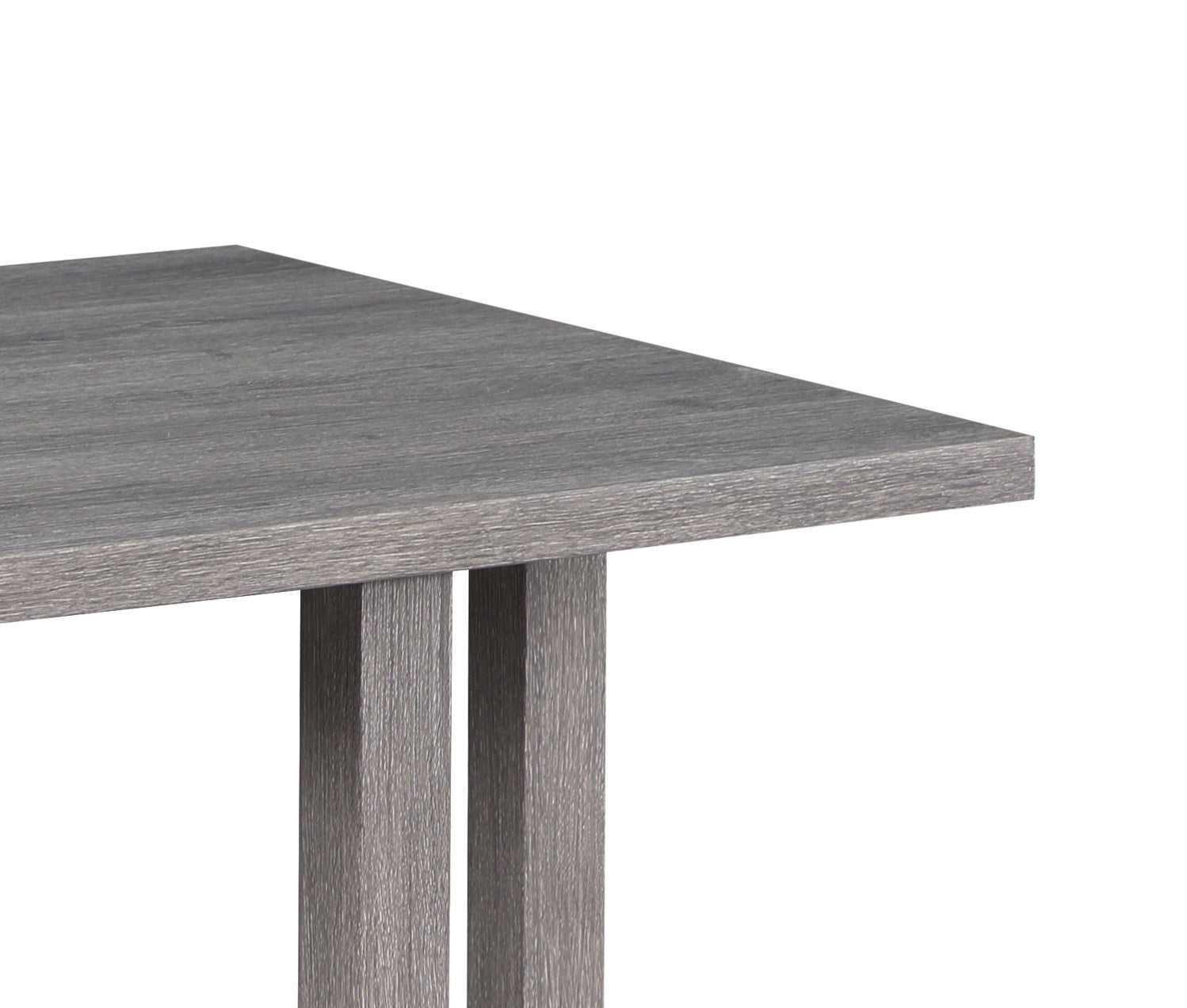 Moseberg Distressed Gray End Table