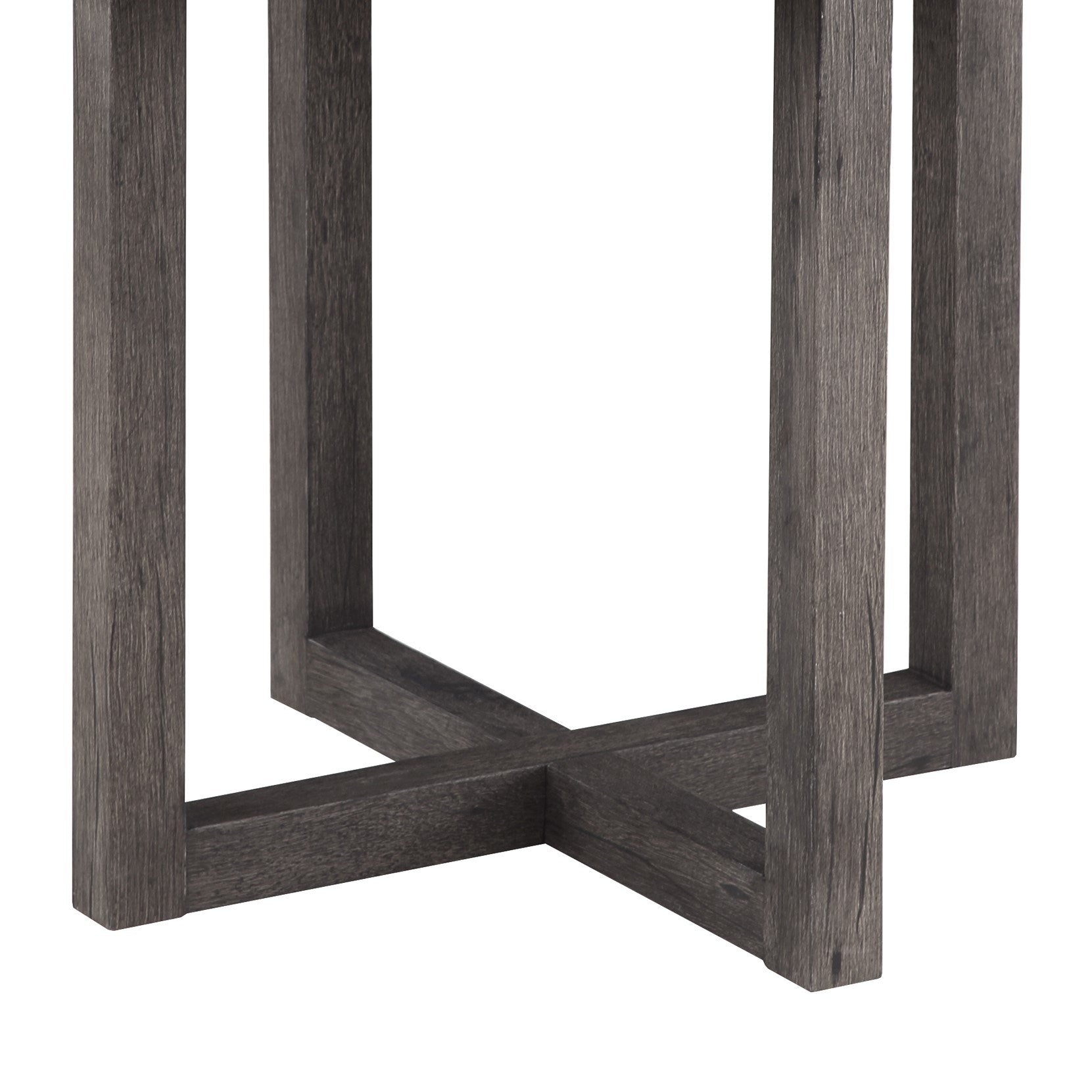 Moseberg Rustic Wood End Table