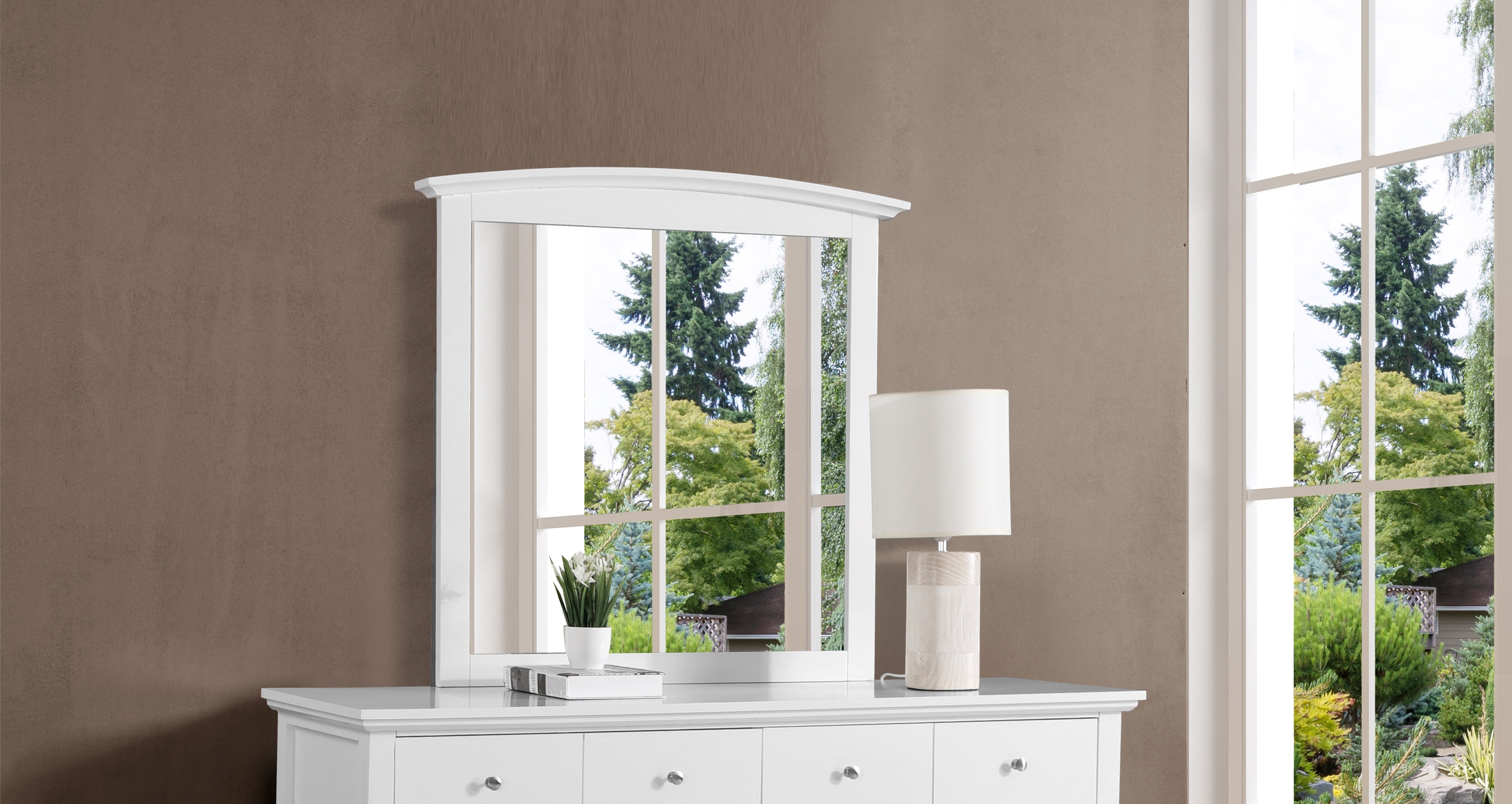 Glory Furniture Hammond G5490-M Mirror , White