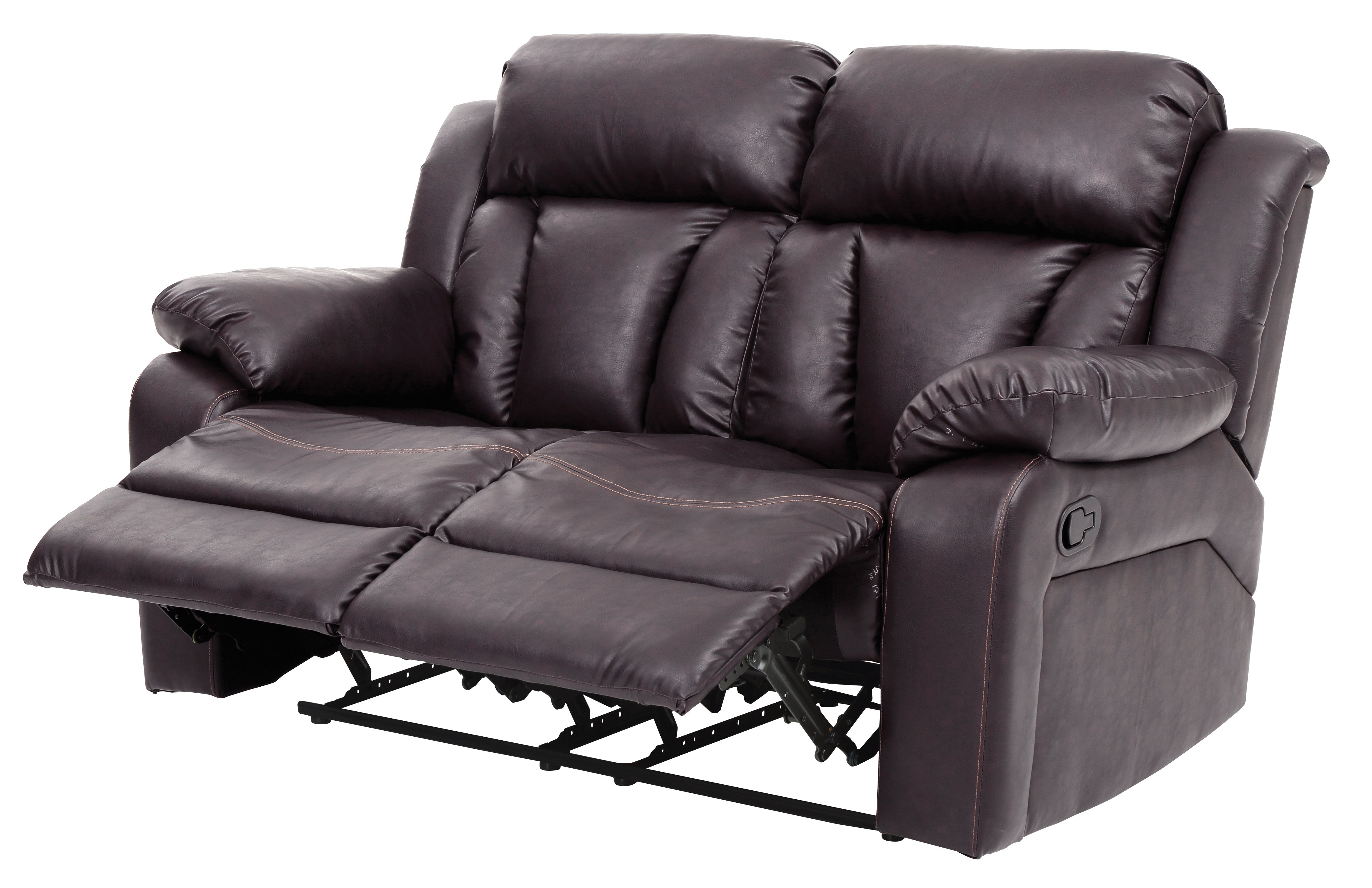 Glory Furniture Daria G686-RL Reclining Love seat , DARK BROWN