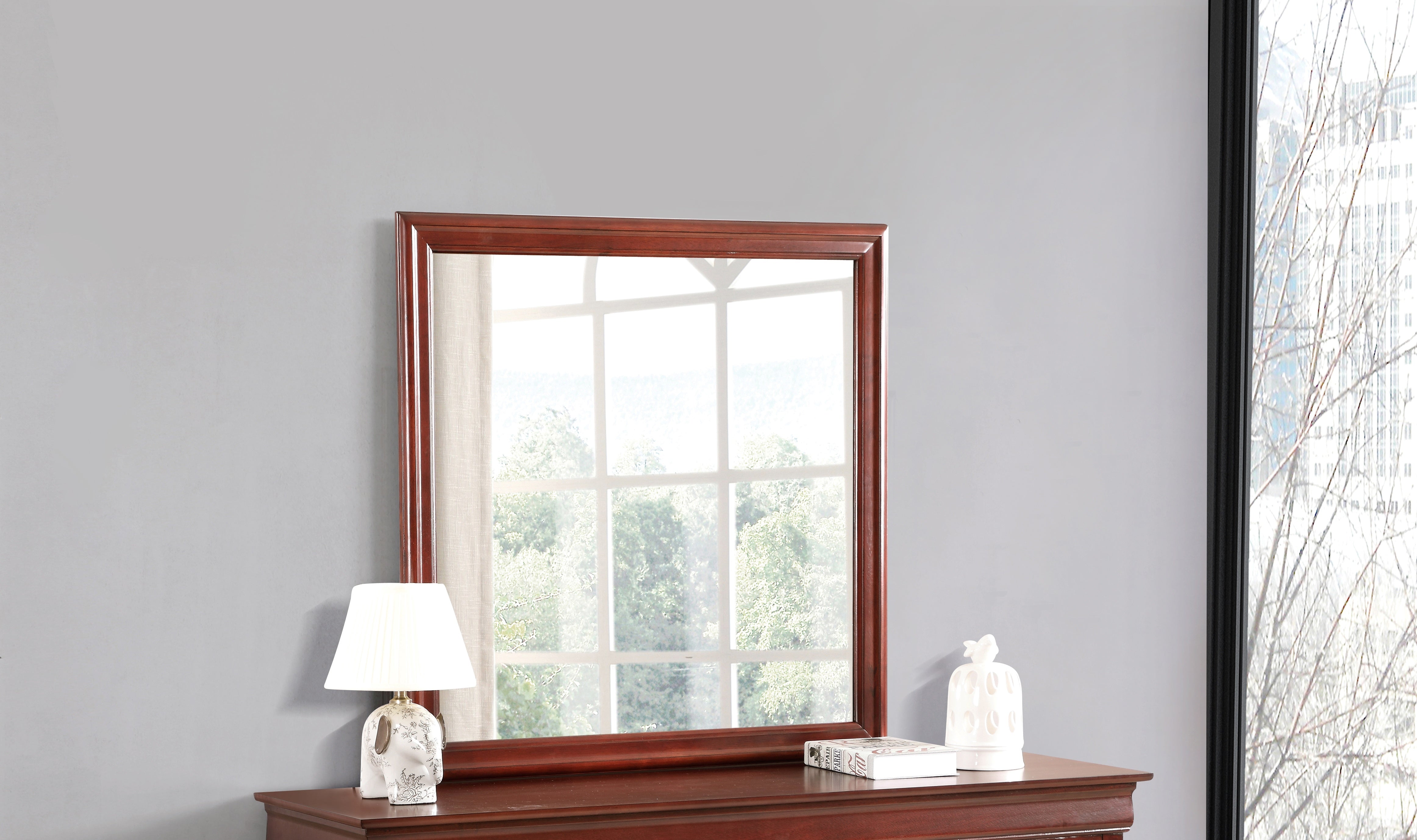 Glory Furniture Louis Phillipe G3100-M Mirror , Cherry