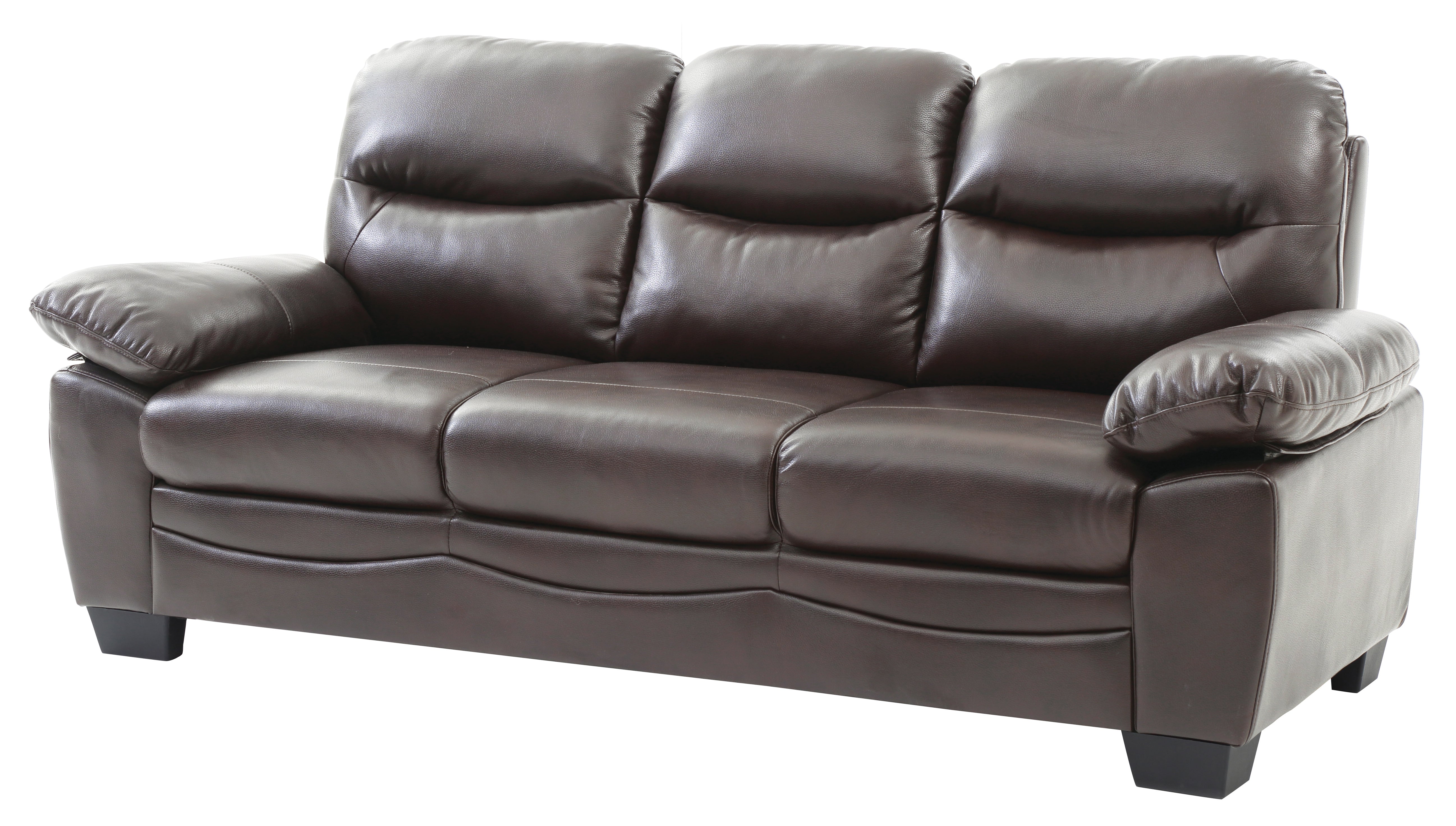 Glory Furniture Marta G674-S Sofa , DARK BROWN