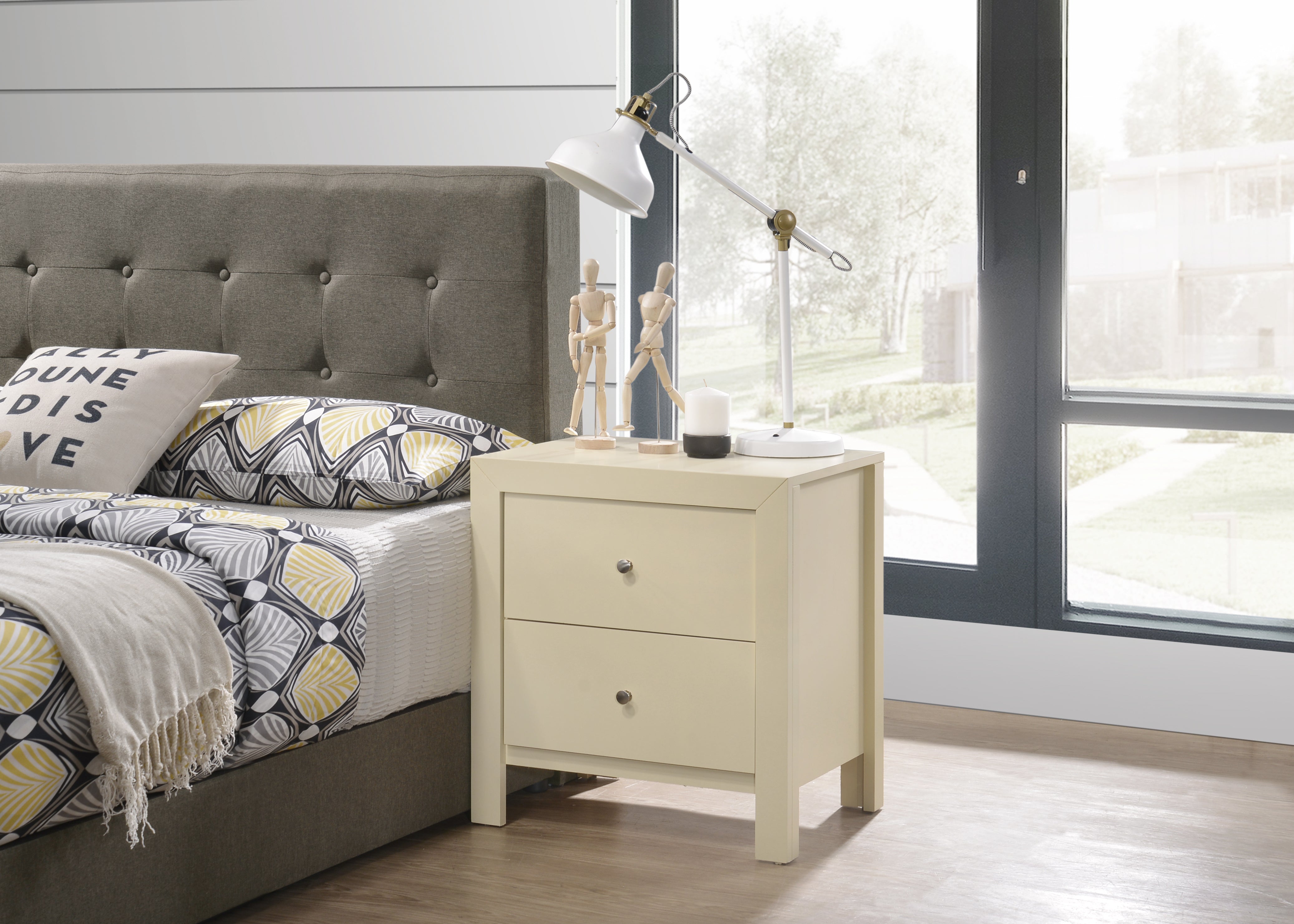 Glory Furniture Burlington G2475-N Nightstand , Beige