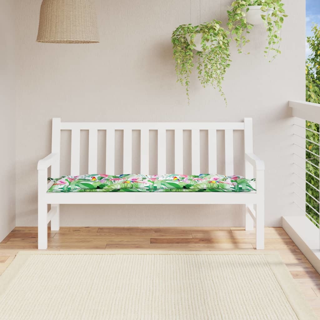 Garden Bench Cushion Multicolor 59.1"x19.7"x2.8" Oxford Fabric