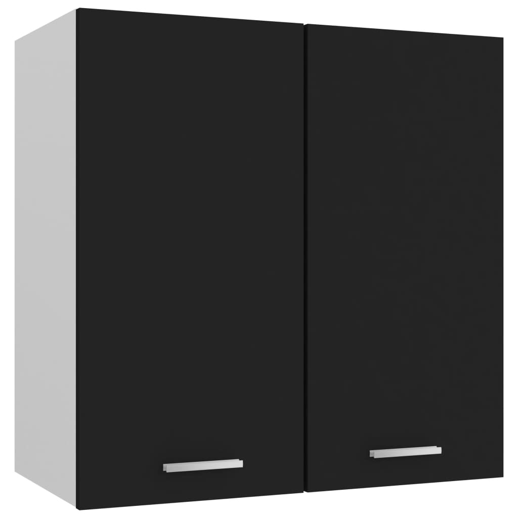 Hanging Cabinet Black 23.6"x12.2"x23.6" Engineered Wood