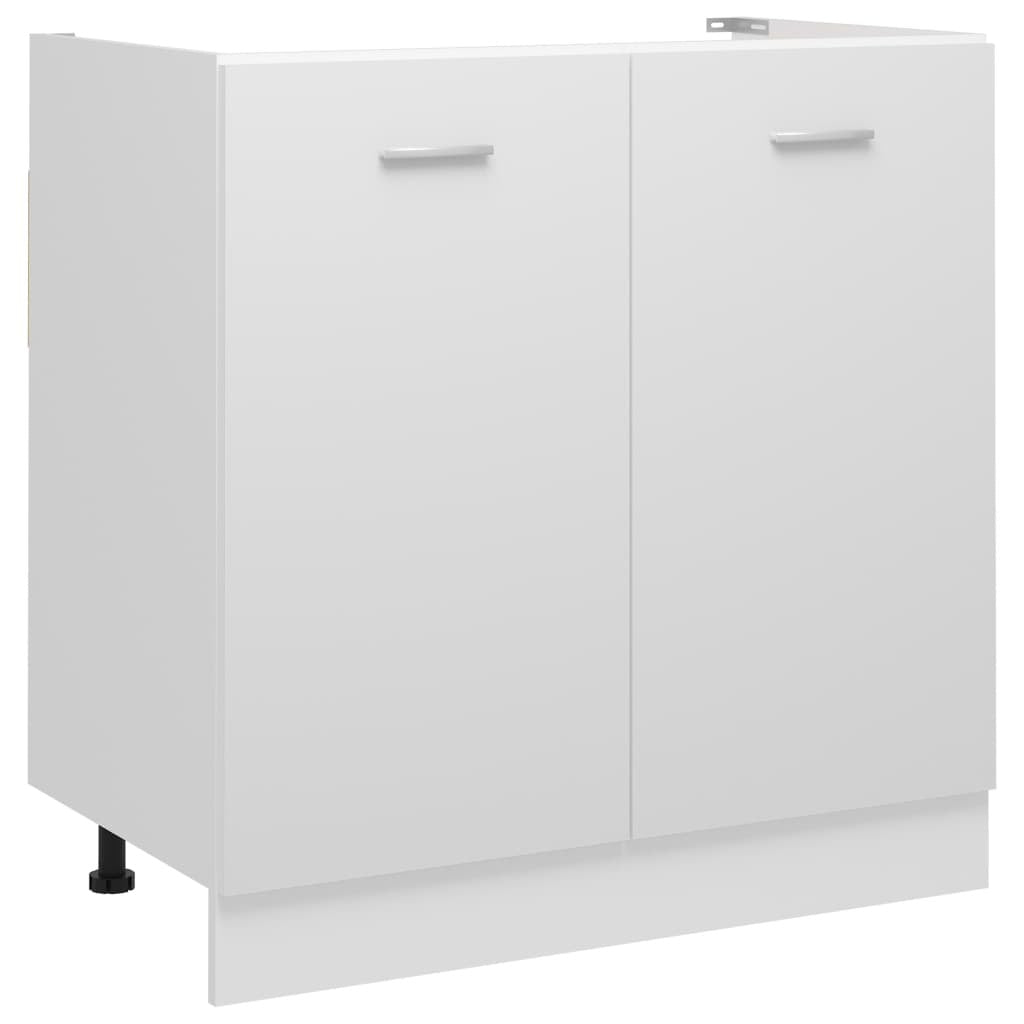 Sink Bottom Cabinet White 31.5"x18.1"x32.1" Engineered Wood