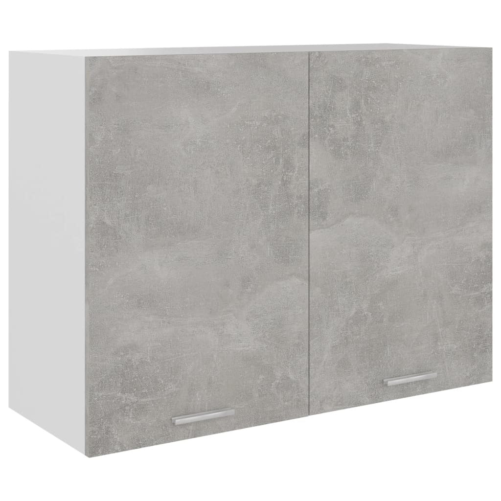 Hanging Cabinet Concrete Gray 31.5"x12.2"x23.6" Engineered Wood