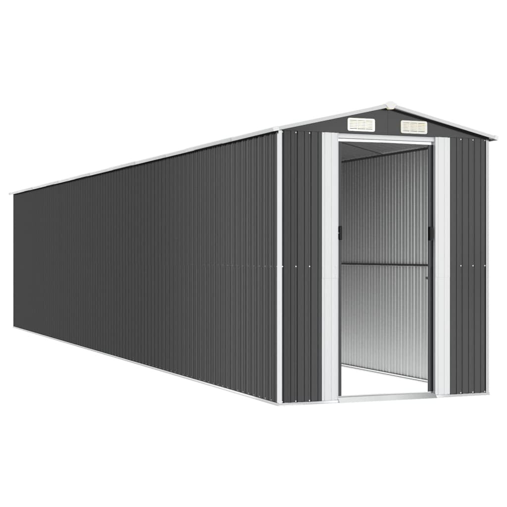 Garden Shed Anthracite 75.6"x402"x87.8" Galvanized Steel